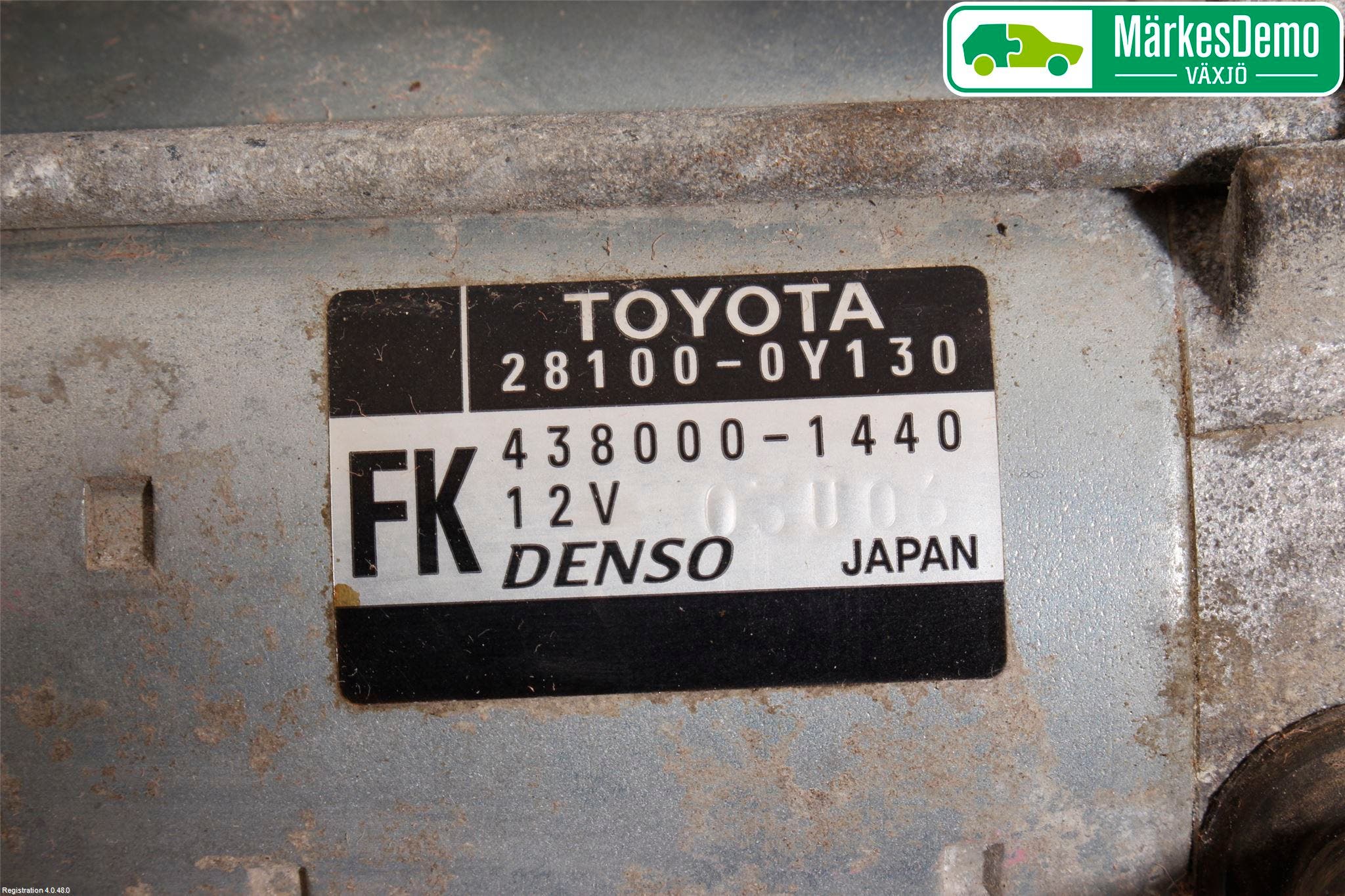 Toyota YARIS XP130 15-20 Startmotor