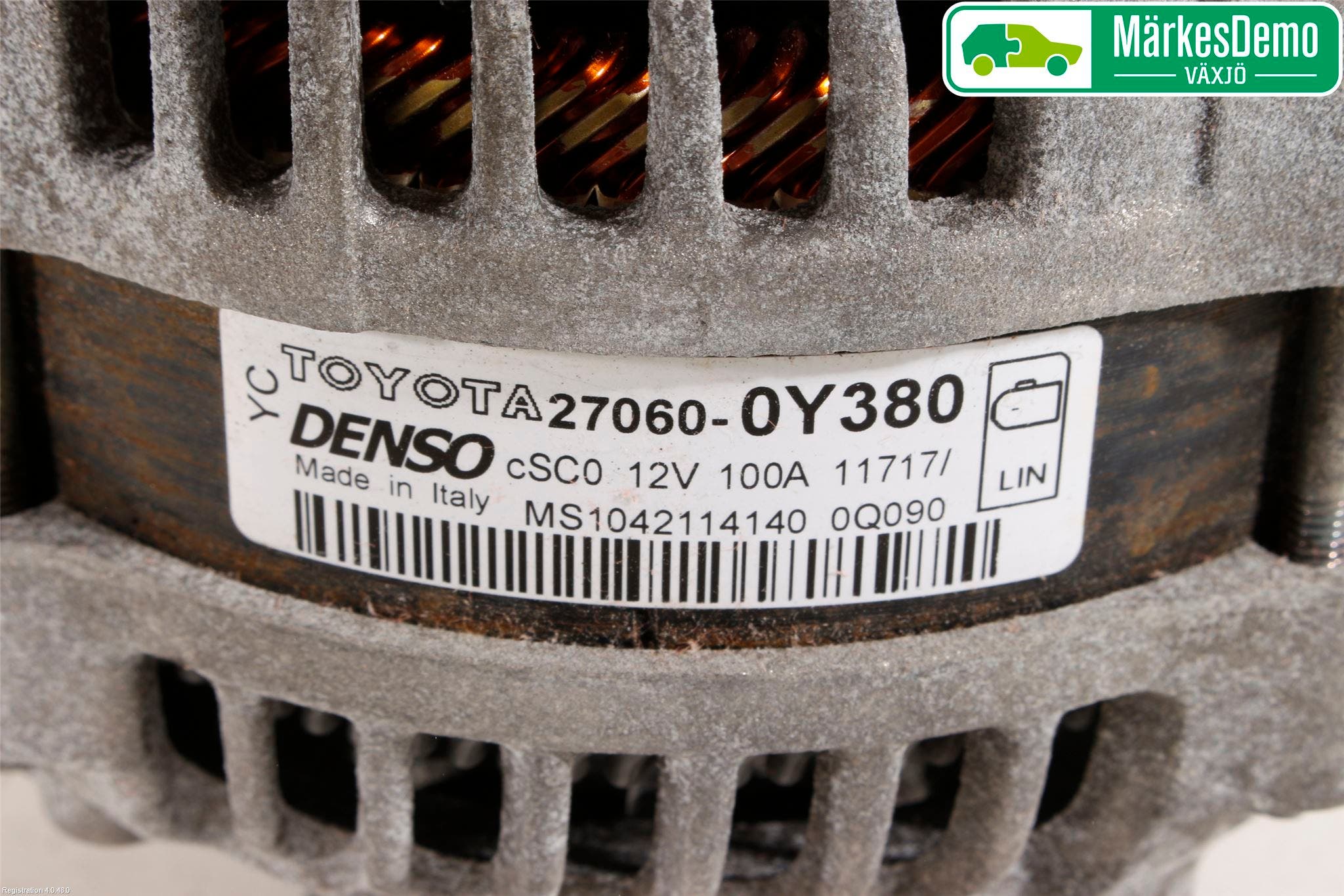 Toyota YARIS XP130 15-20 Generator