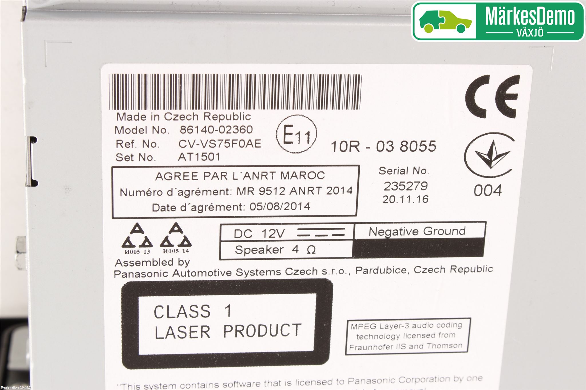 Toyota AURIS 13-19 Cd Radio - Multimediapanel