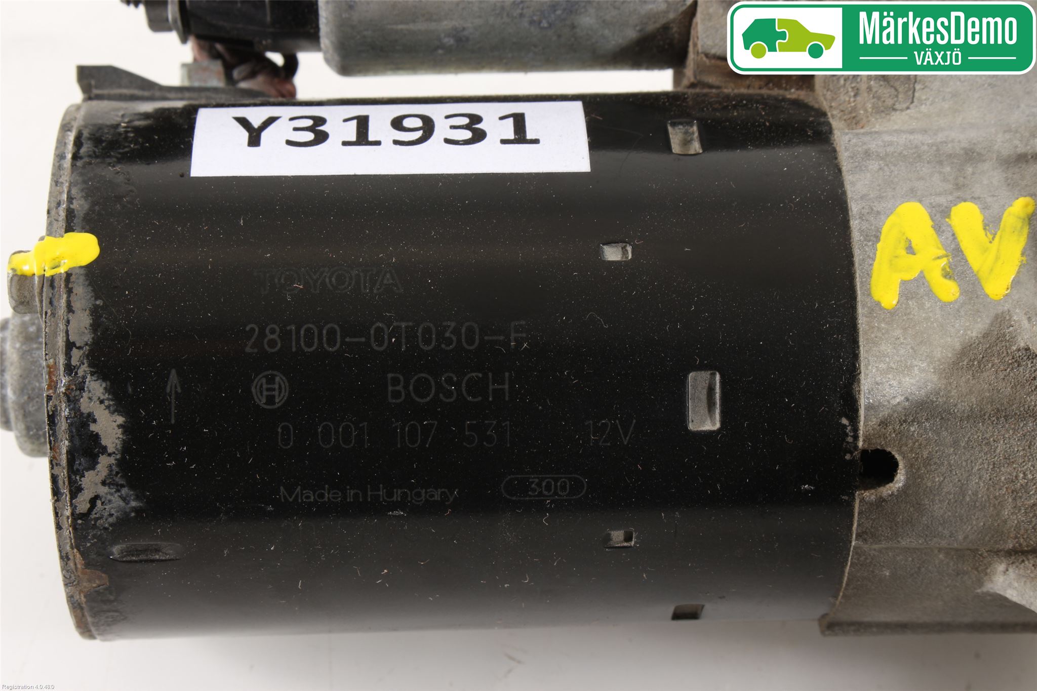 Toyota AVENSIS 16-18 Startmotor