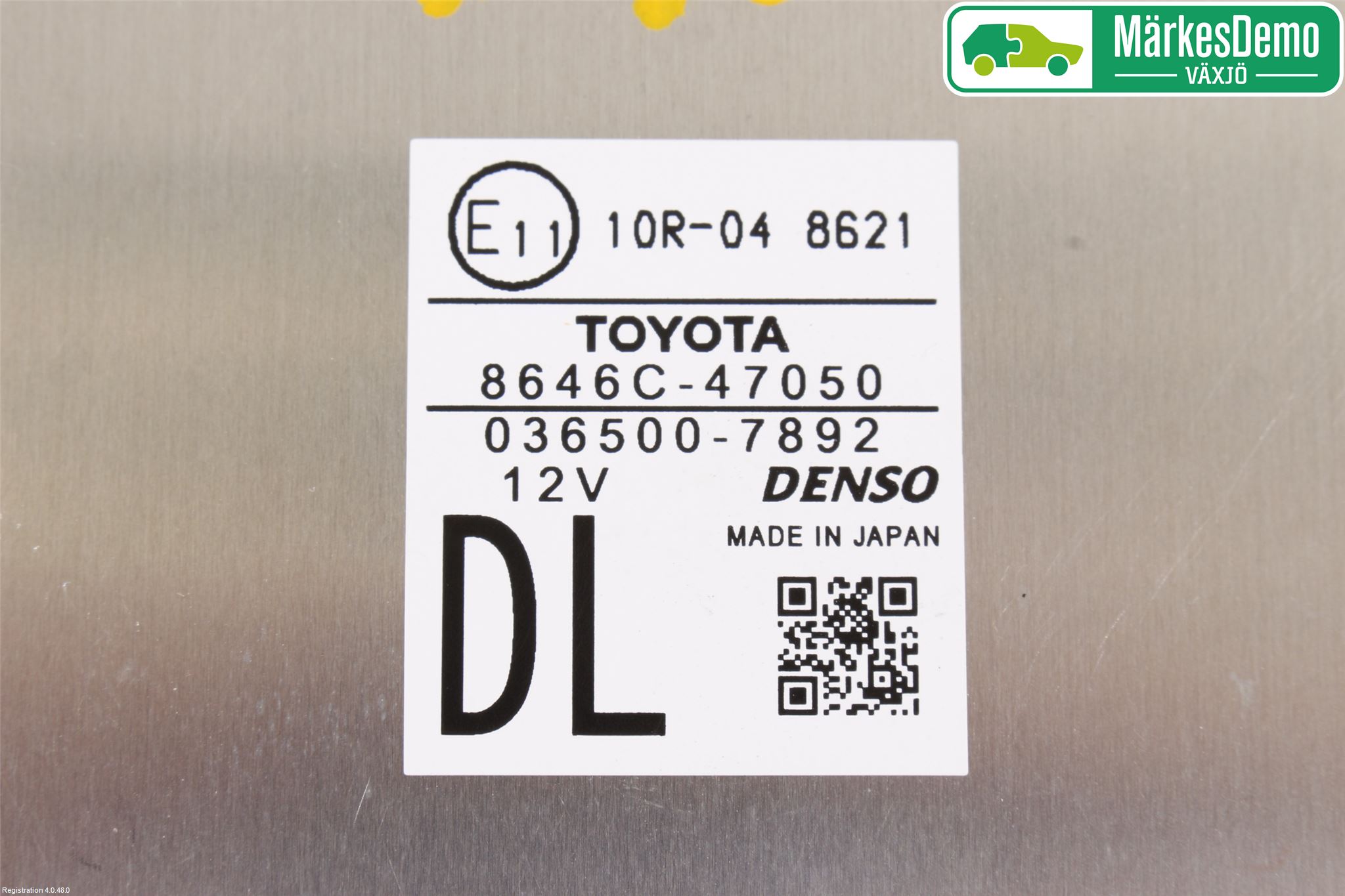 Toyota PRIUS+ ZVW40 12-20 Sensor Aktivt Kollisionsskydd