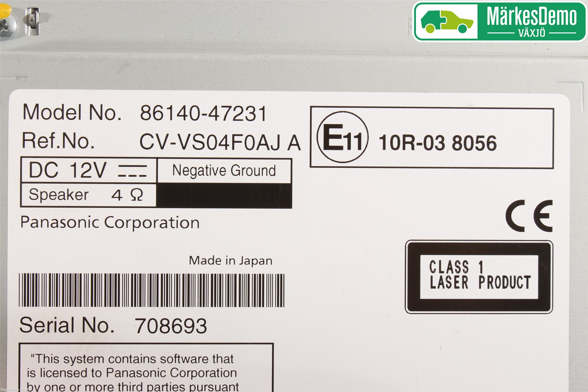 Toyota PRIUS+ ZVW40 12-20 Cd Radio - Multimediapanel