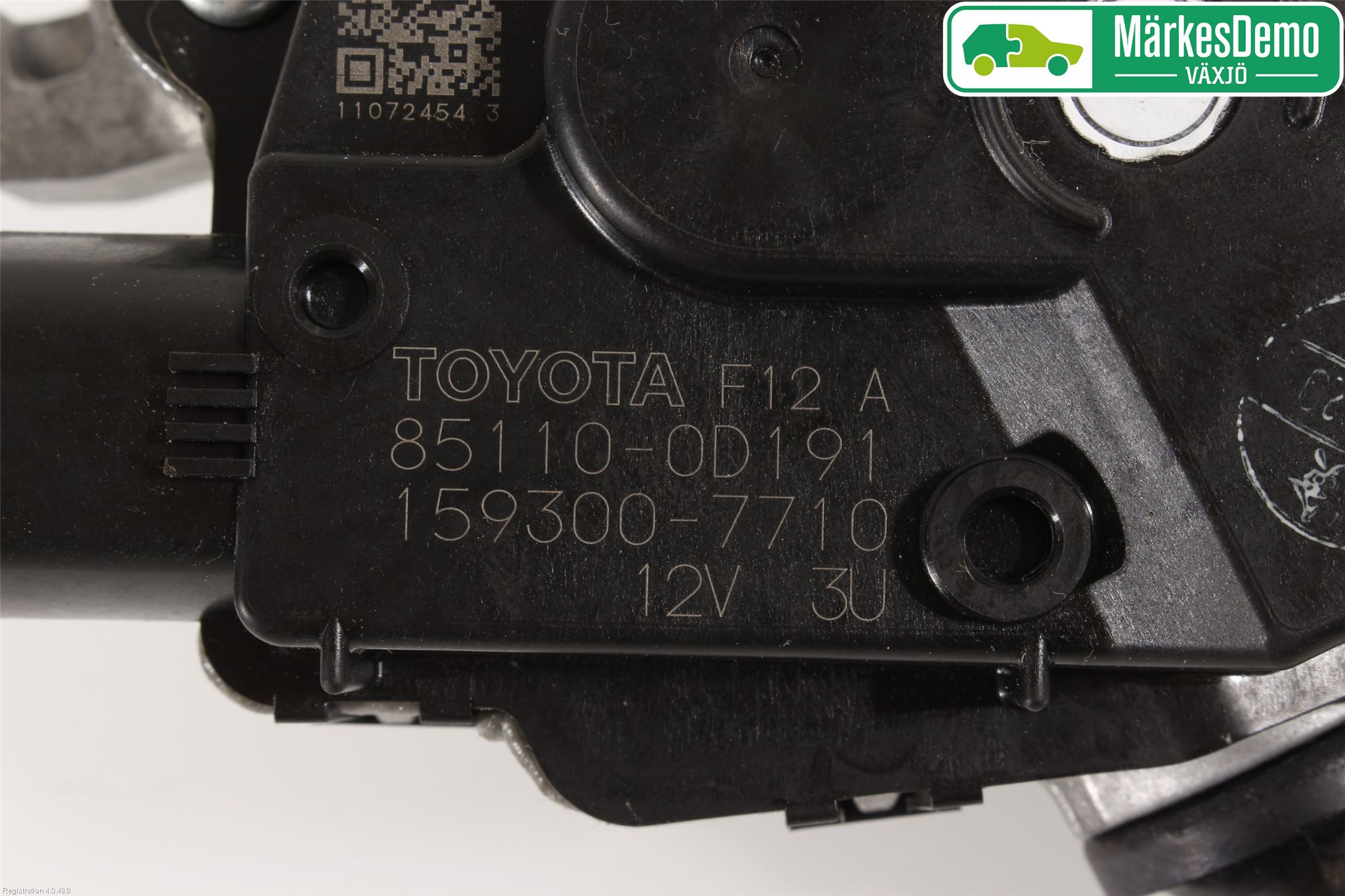 Toyota YARIS XP130 15-20 Torkarmotor Vindruta
