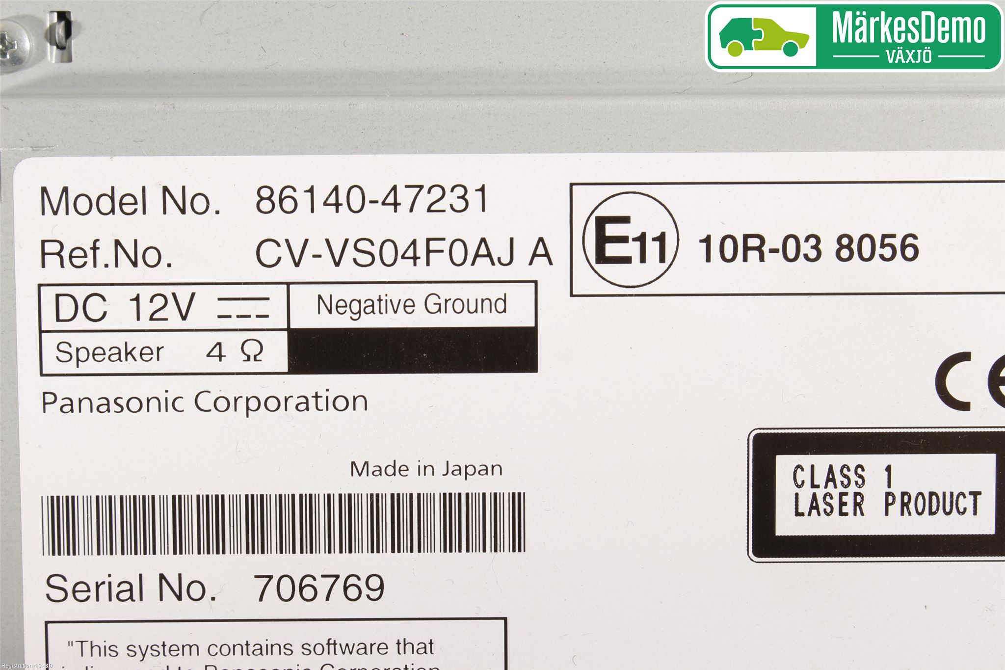 Toyota PRIUS+ ZVW40 12-20 Cd Radio - Multimediapanel