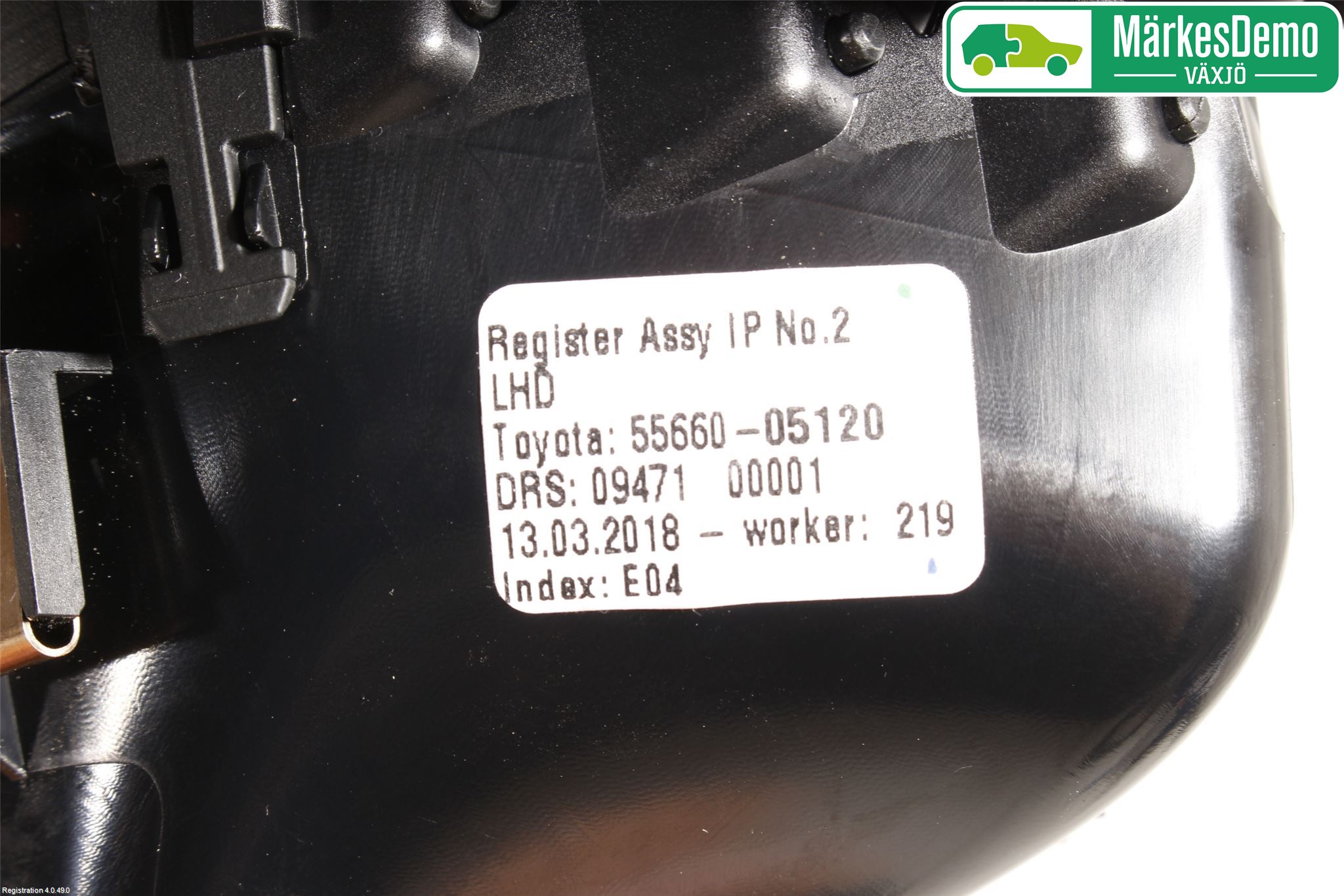 Toyota AVENSIS 16-18 Instrumentbräda Inlägg-Dekorlist