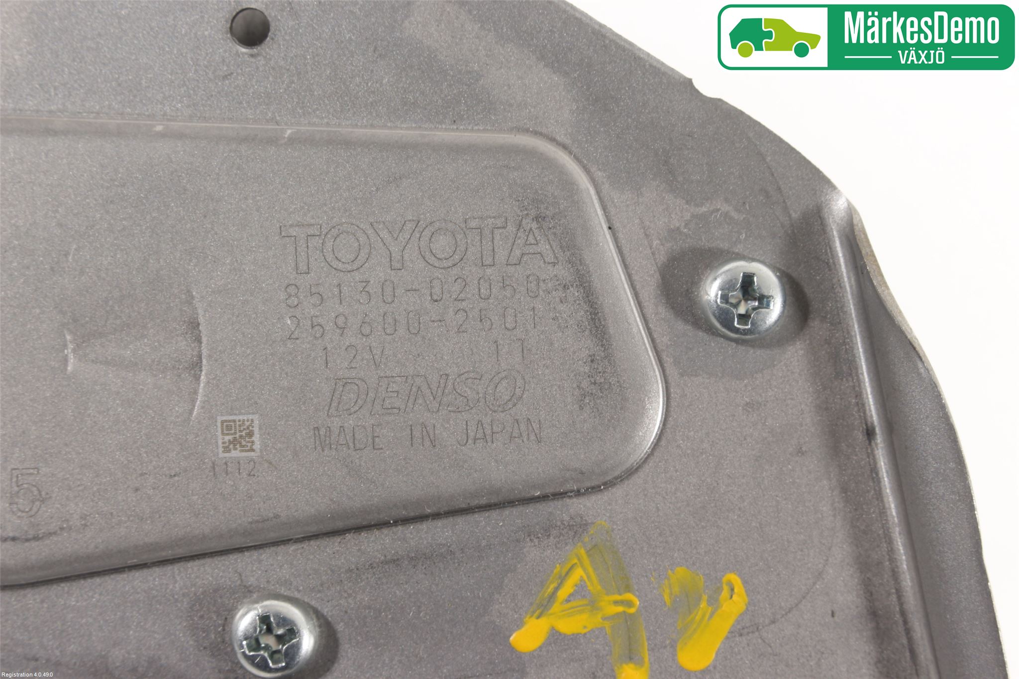 Toyota AURIS 13-19 Torkarmotor Baklucka