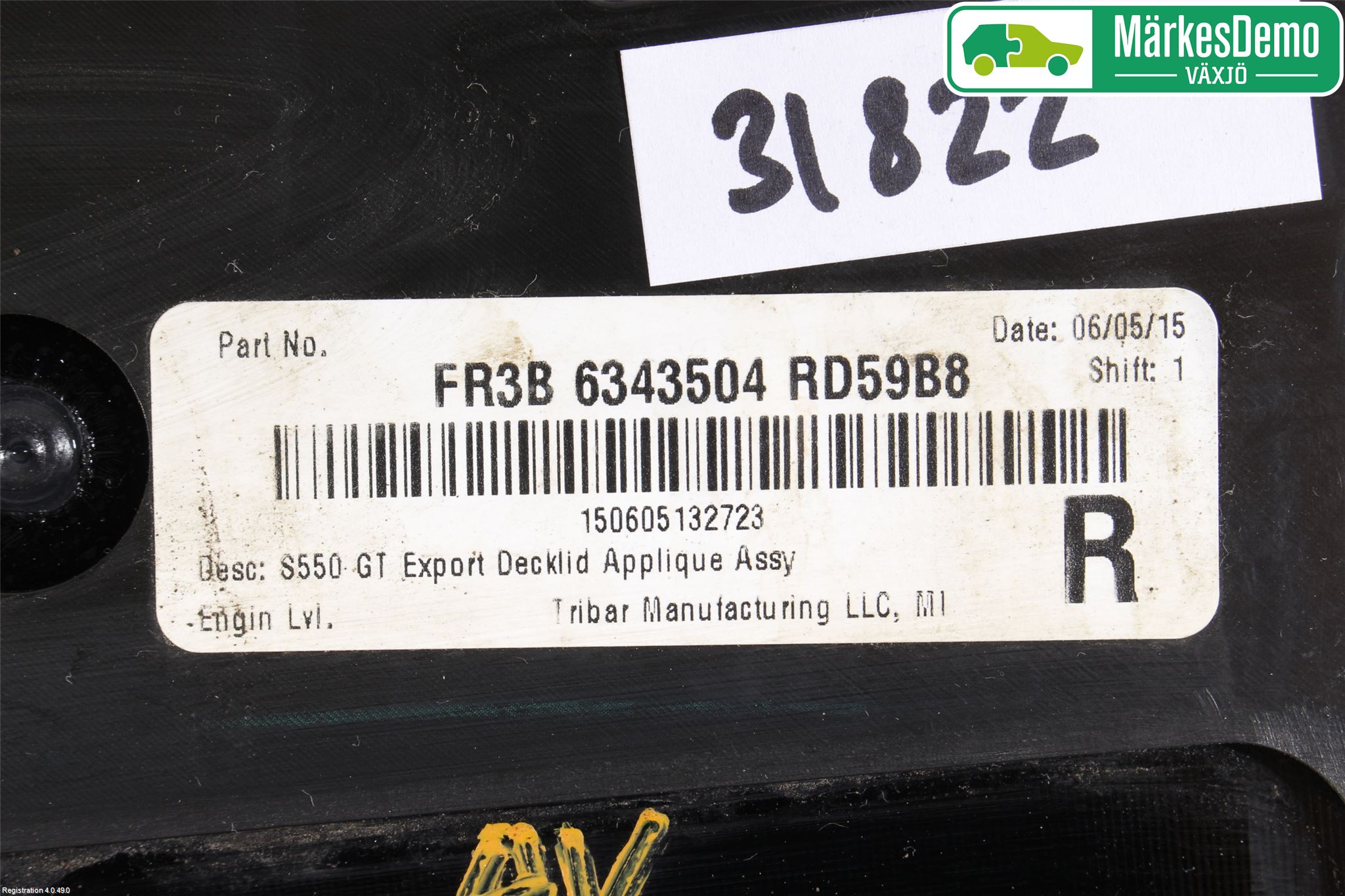 Ford MUSTANG VI 15-22 Reflexramp-Dekorramp