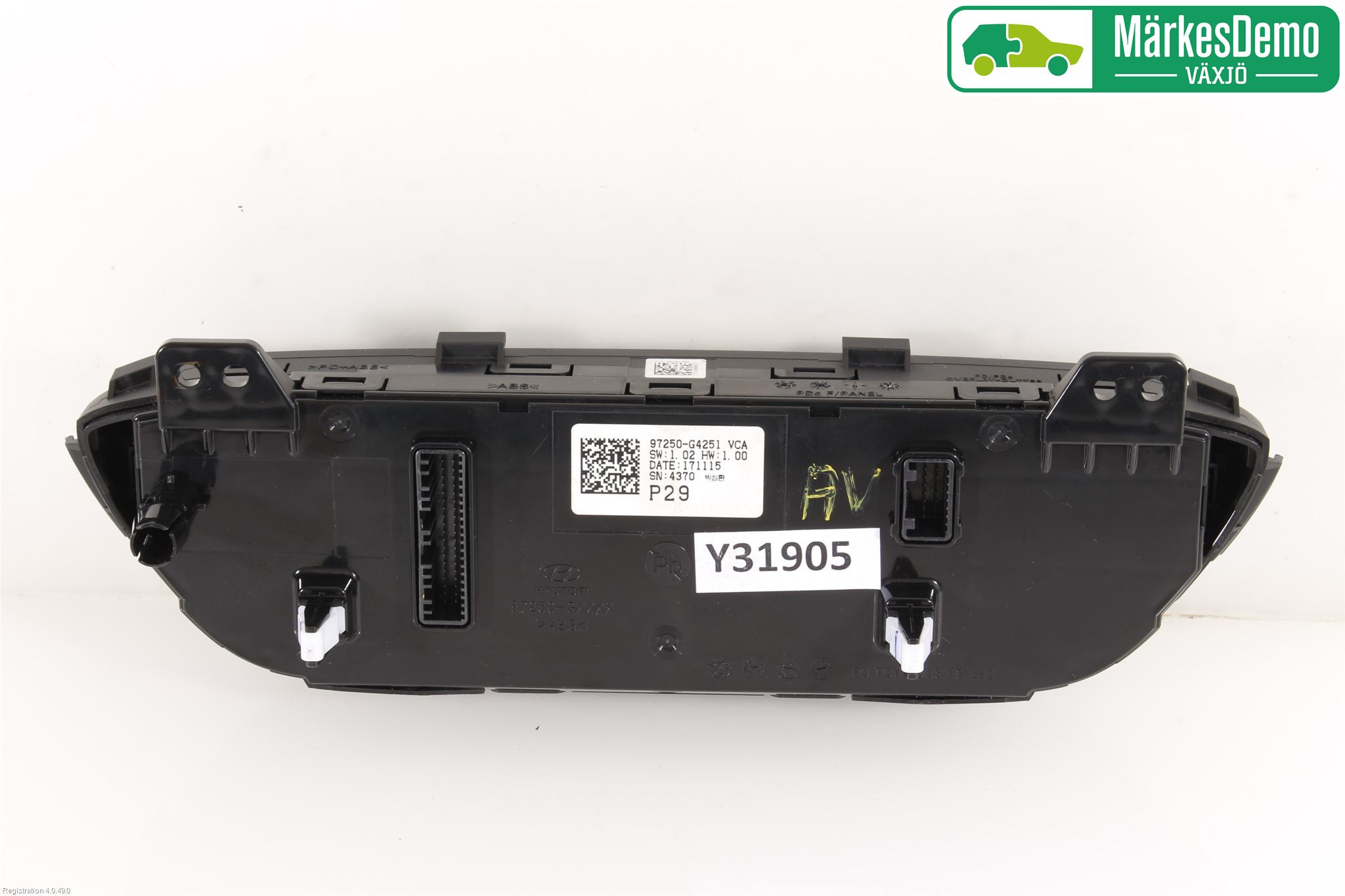 Hyundai i30 PD 17- Ac Styrenhet Ac Manöveren