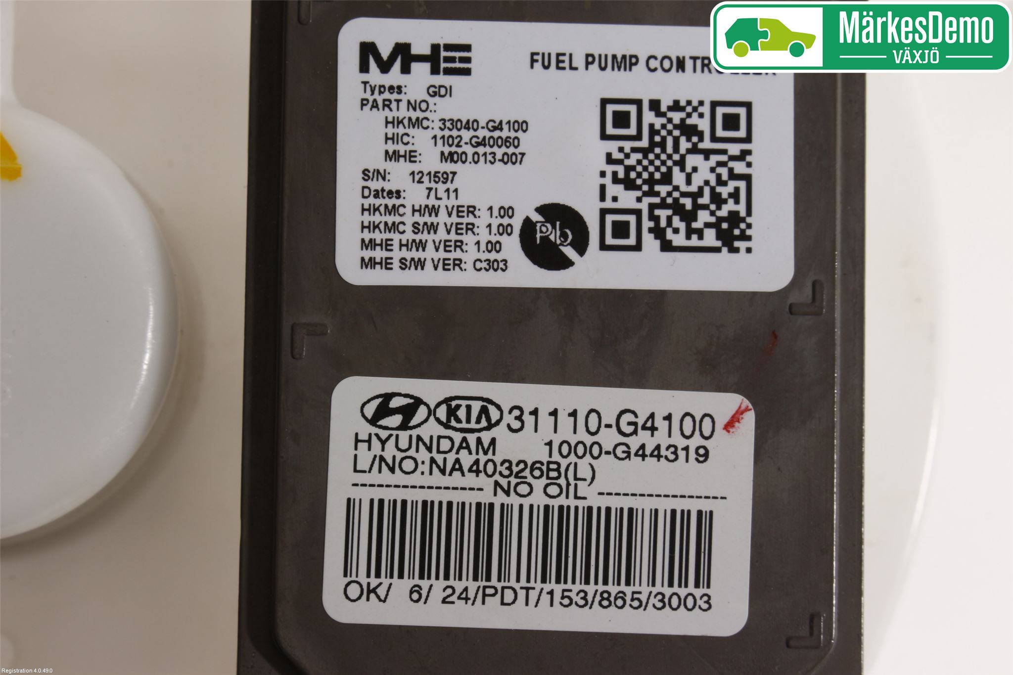 Hyundai i30 PD 17- Bränslepump El