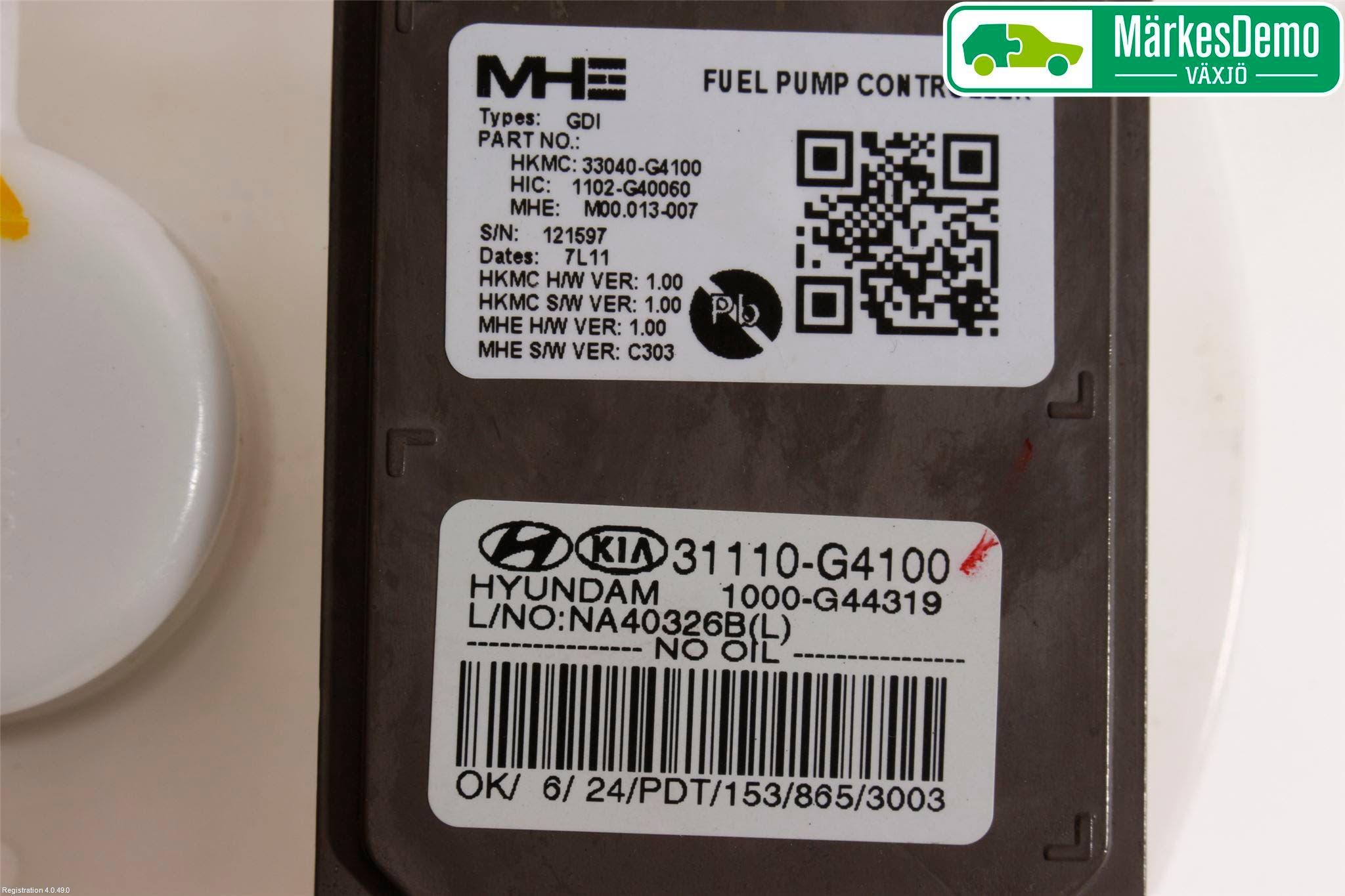 Hyundai i30 PD 17- Bränslepump El