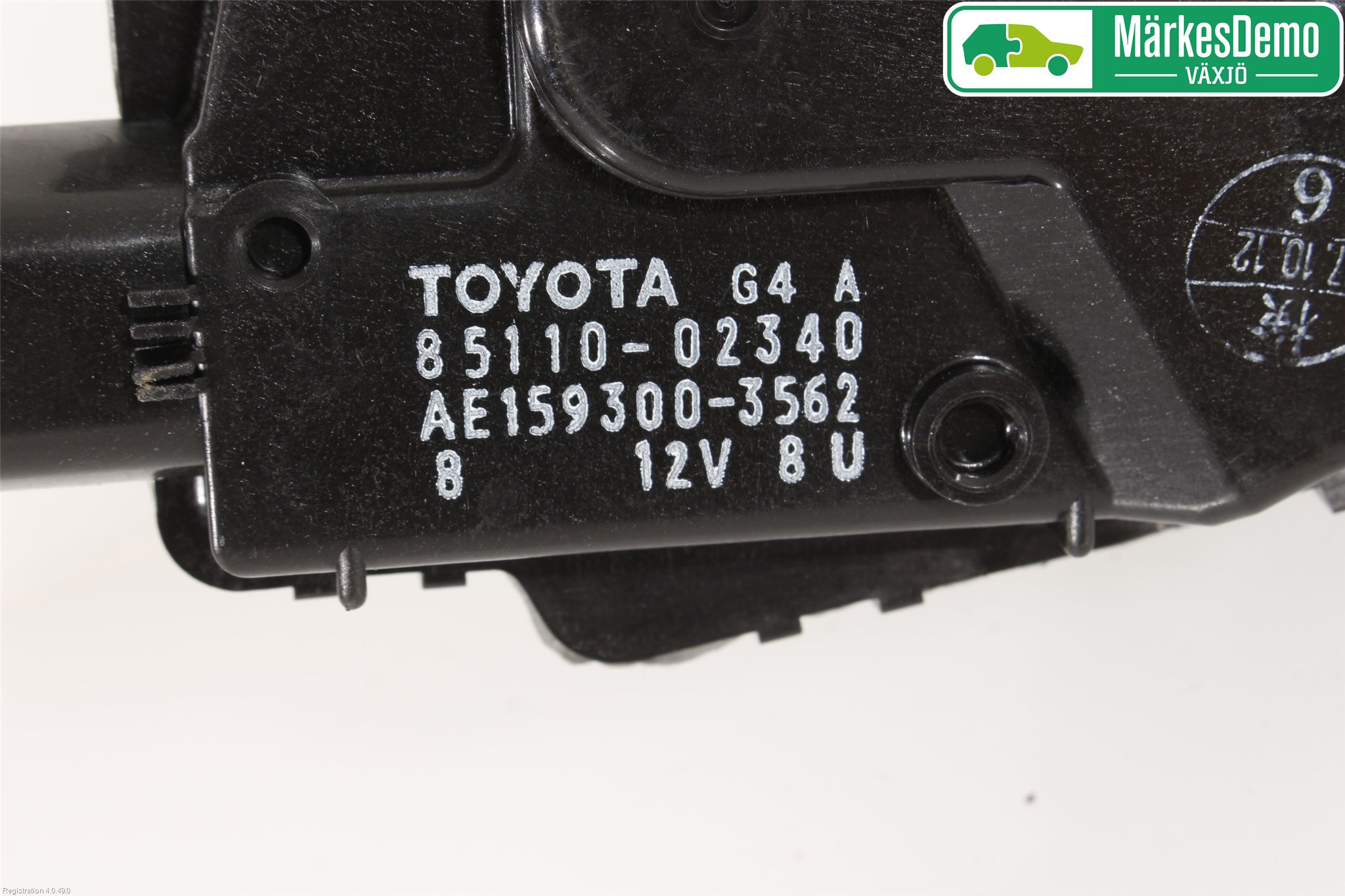 Toyota AURIS 13-19 Torkarmotor Vindruta