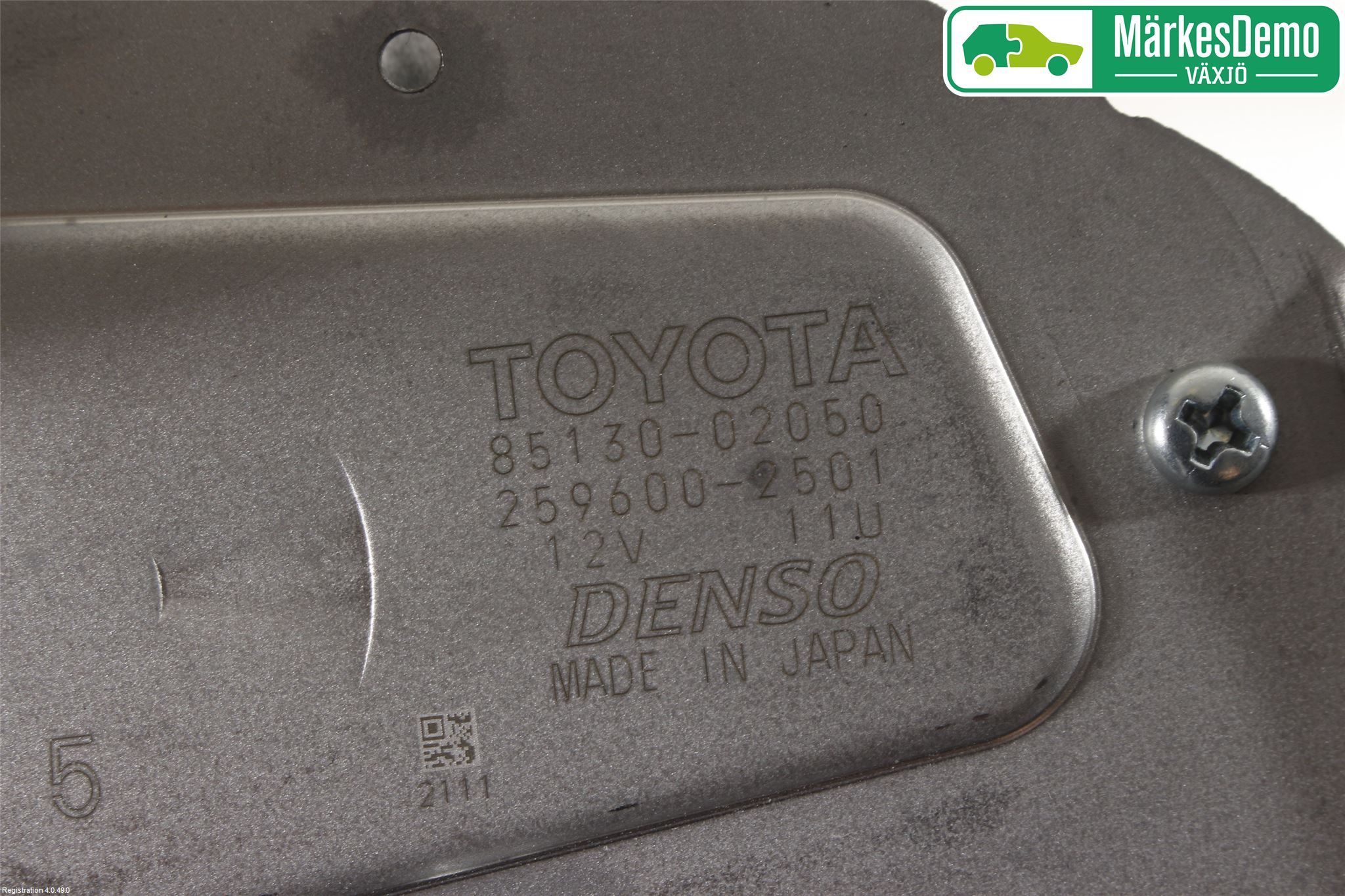 Toyota AURIS 13-19 Torkarmotor Baklucka