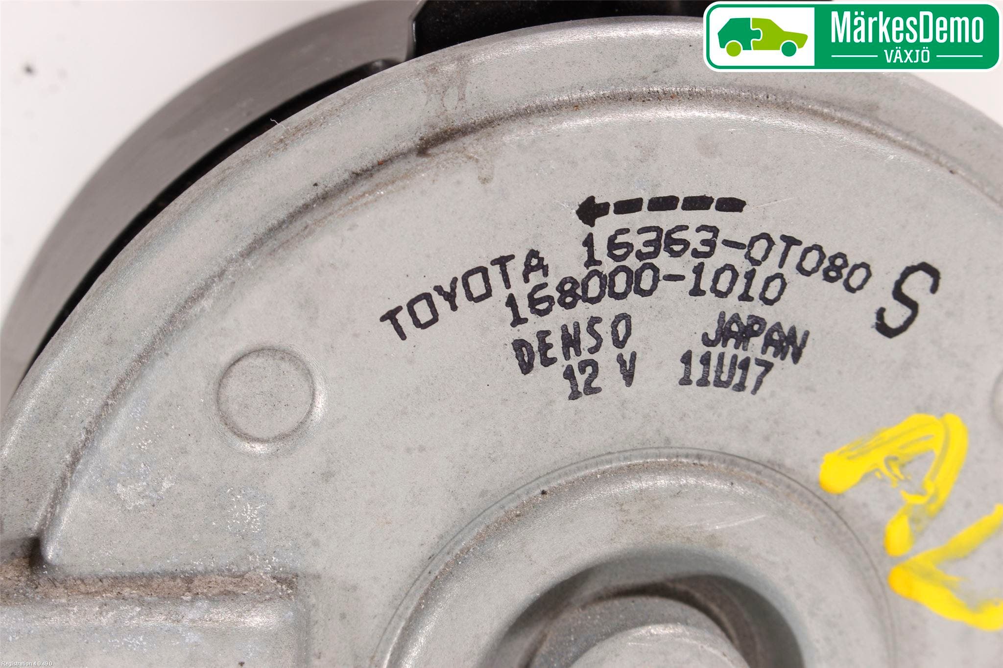 Toyota AURIS 13-19 Kylfläkt El