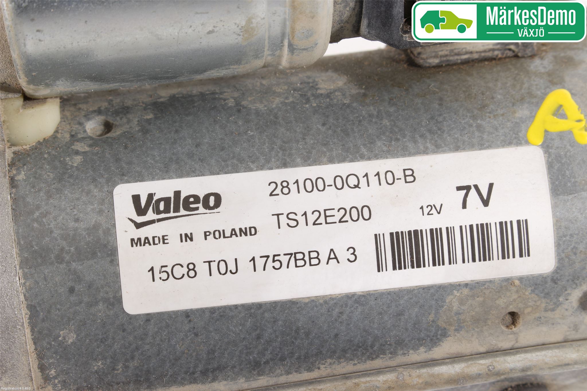 Toyota AYGO 15-21 Startmotor