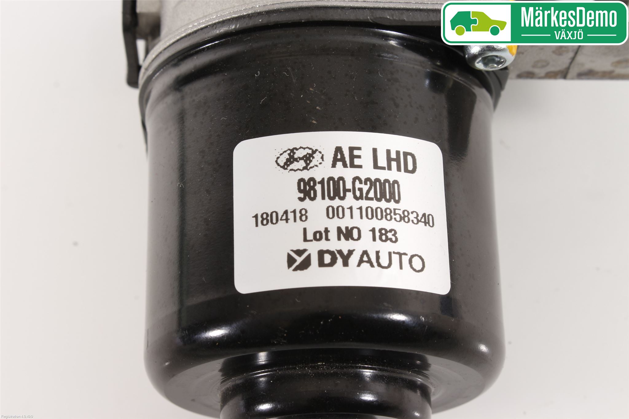 Hyundai IONIQ AE 17-22 Torkarmotor Vindruta