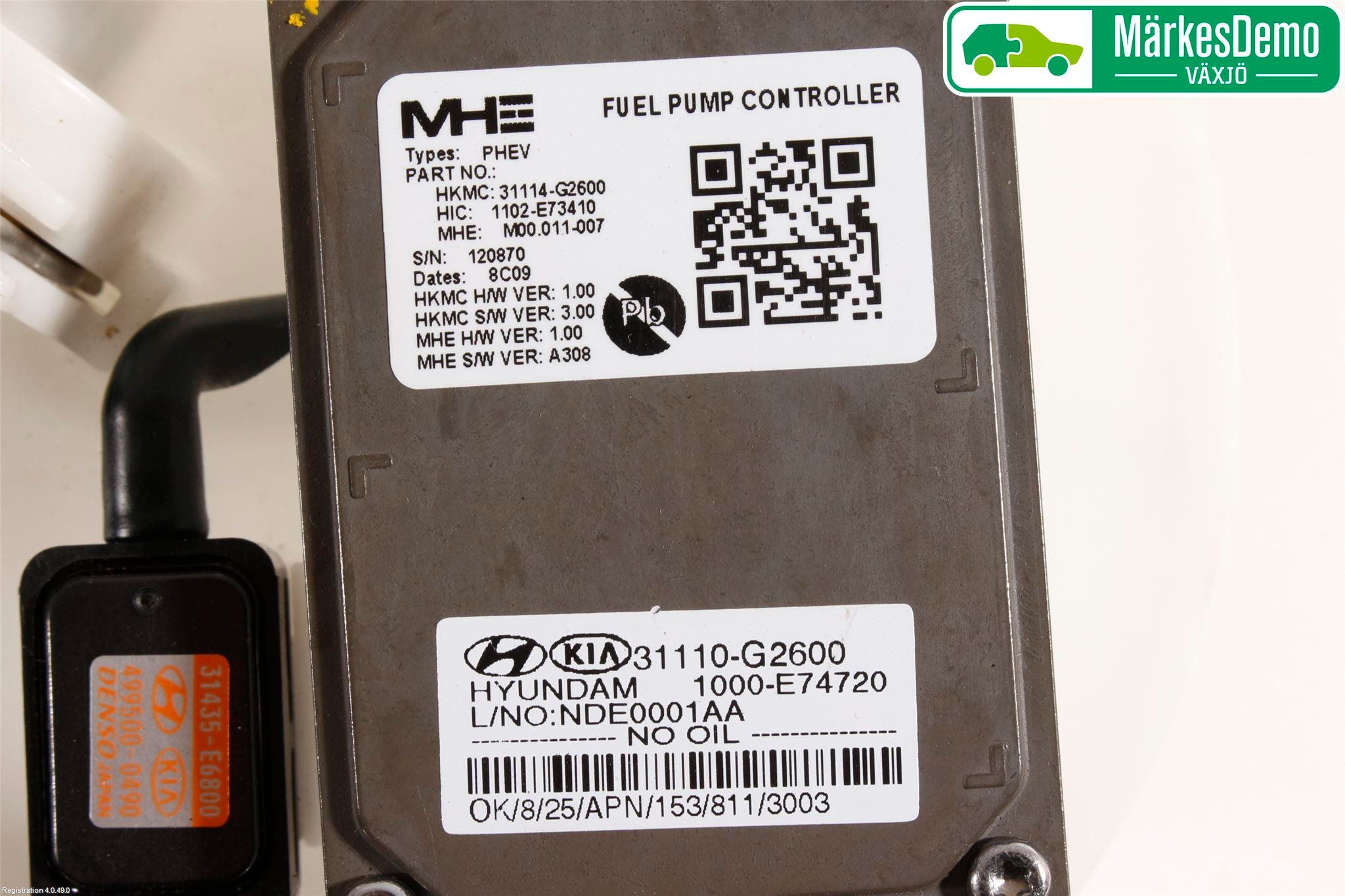 Hyundai IONIQ AE 17-22 Bränslepump El