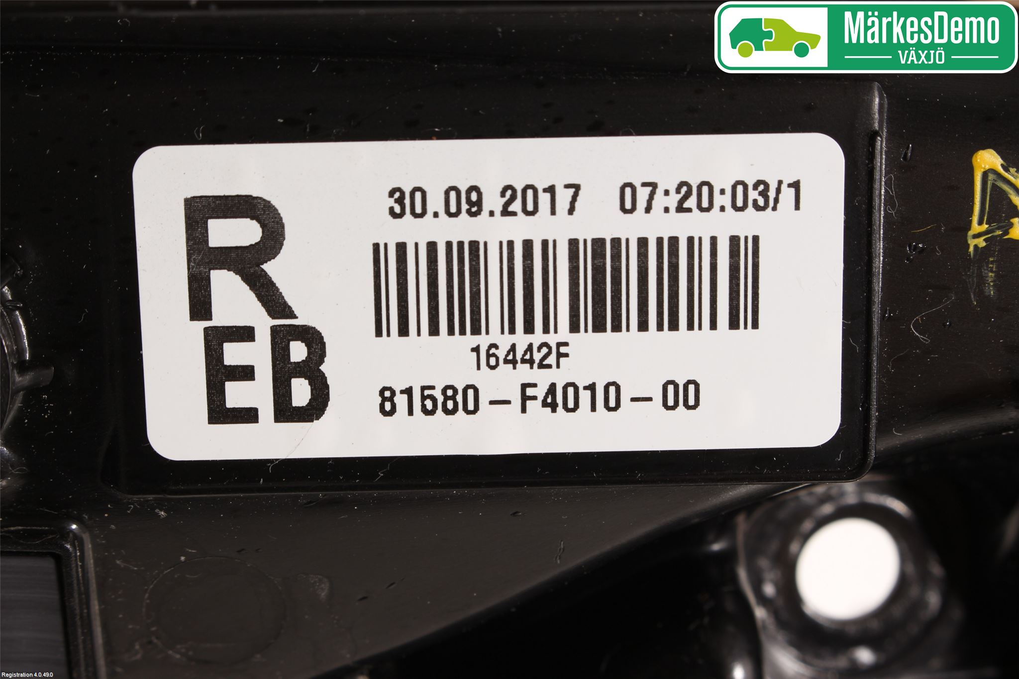 Toyota C-HR 16-23 Bakljus Lucka Hö