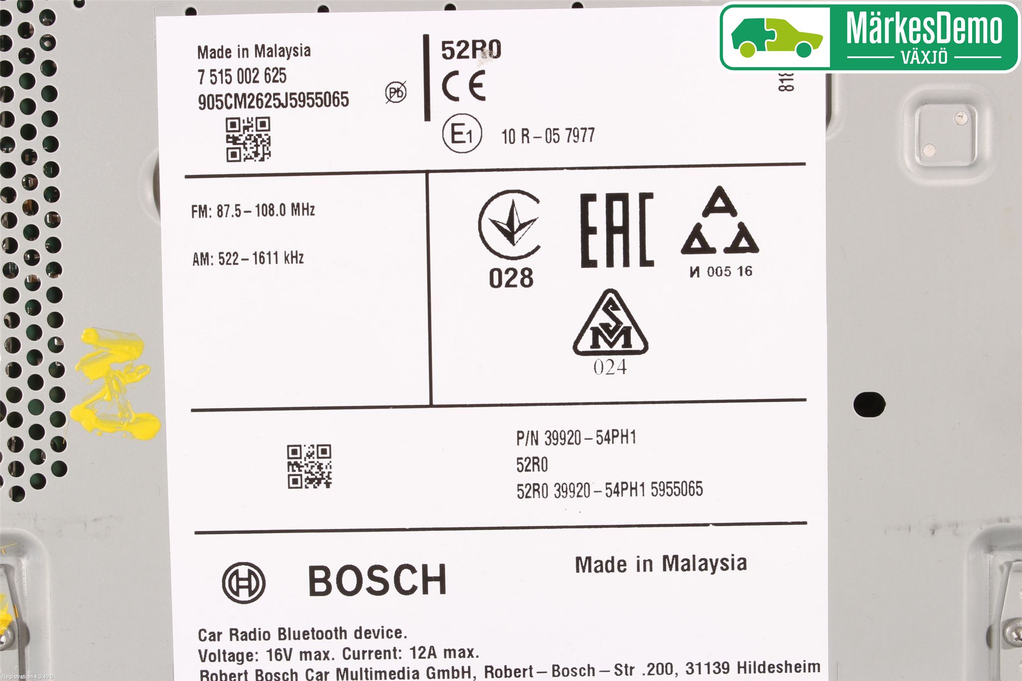 Suzuki VITARA 15- Cd Radio - Multimediapanel