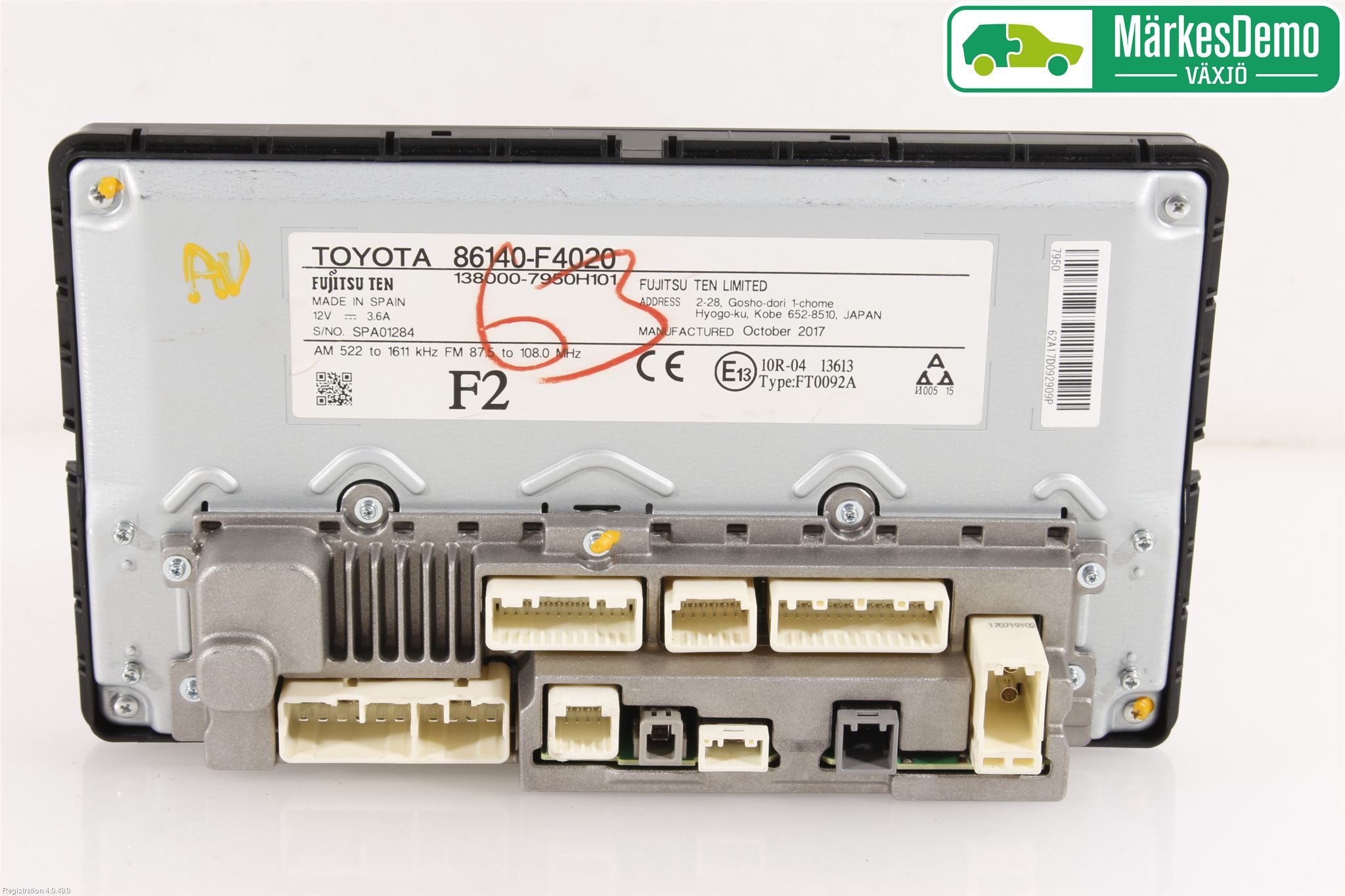 Toyota C-HR 16-23 Cd Radio - Multimediapanel
