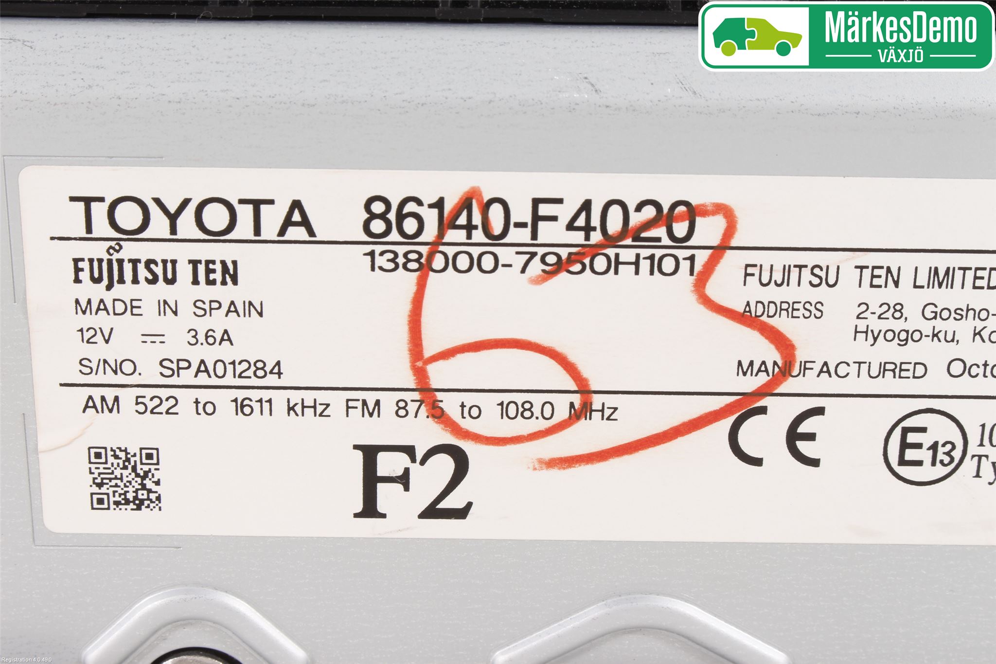 Toyota C-HR 16-23 Cd Radio - Multimediapanel