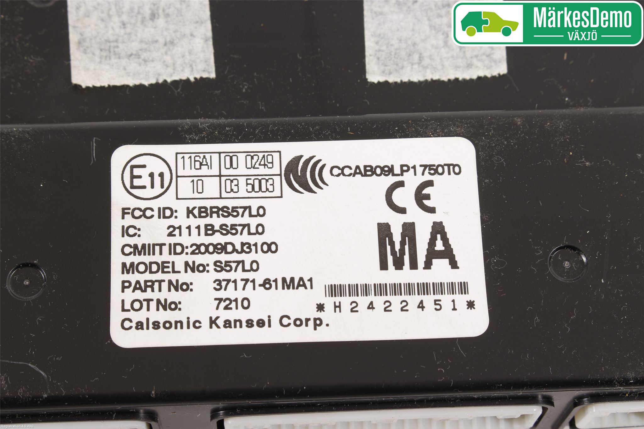 Suzuki SX4 S-CROSS 14-21 Styrenhet Övrigt