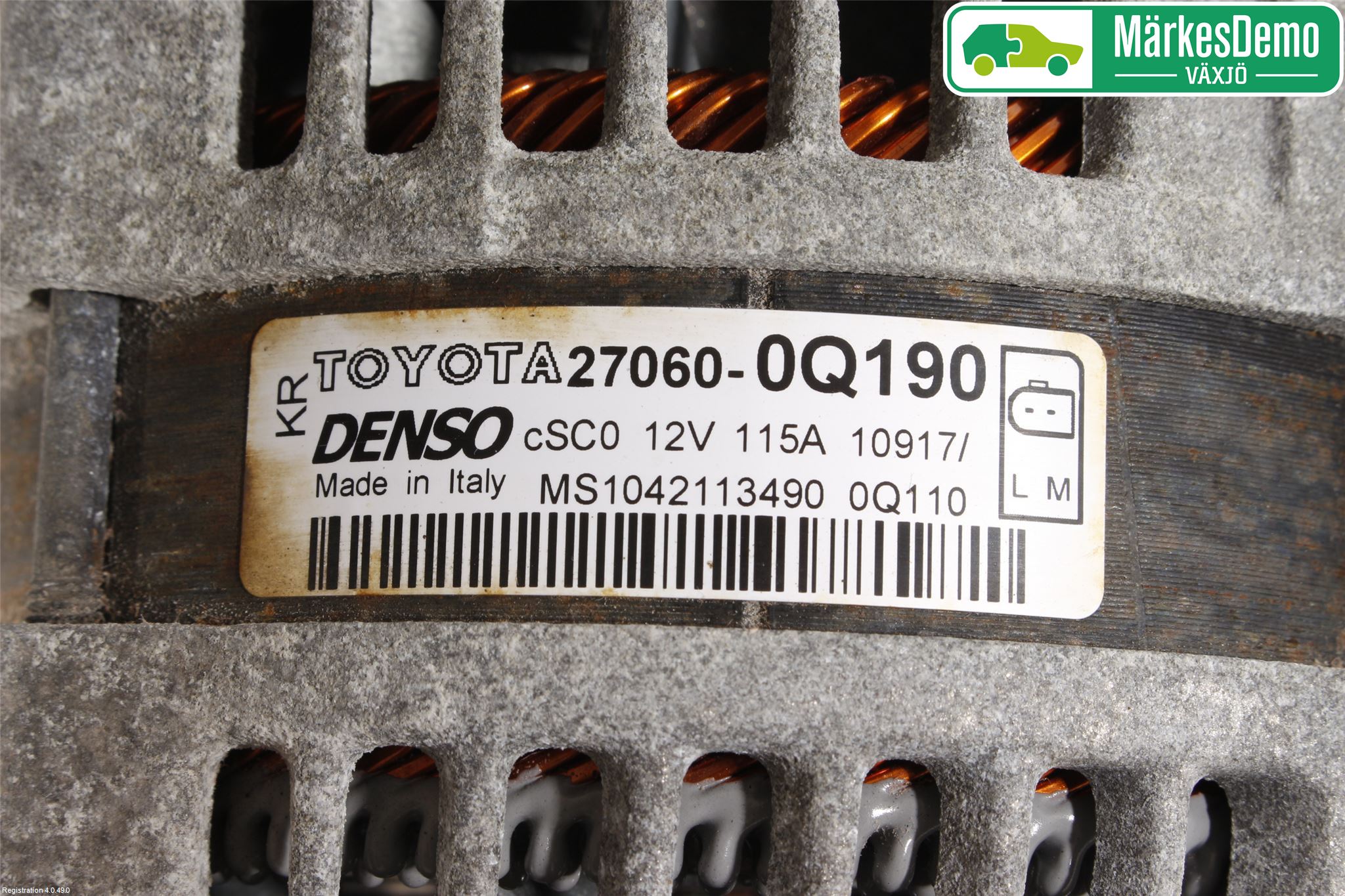 Toyota AYGO 15-21 Generator