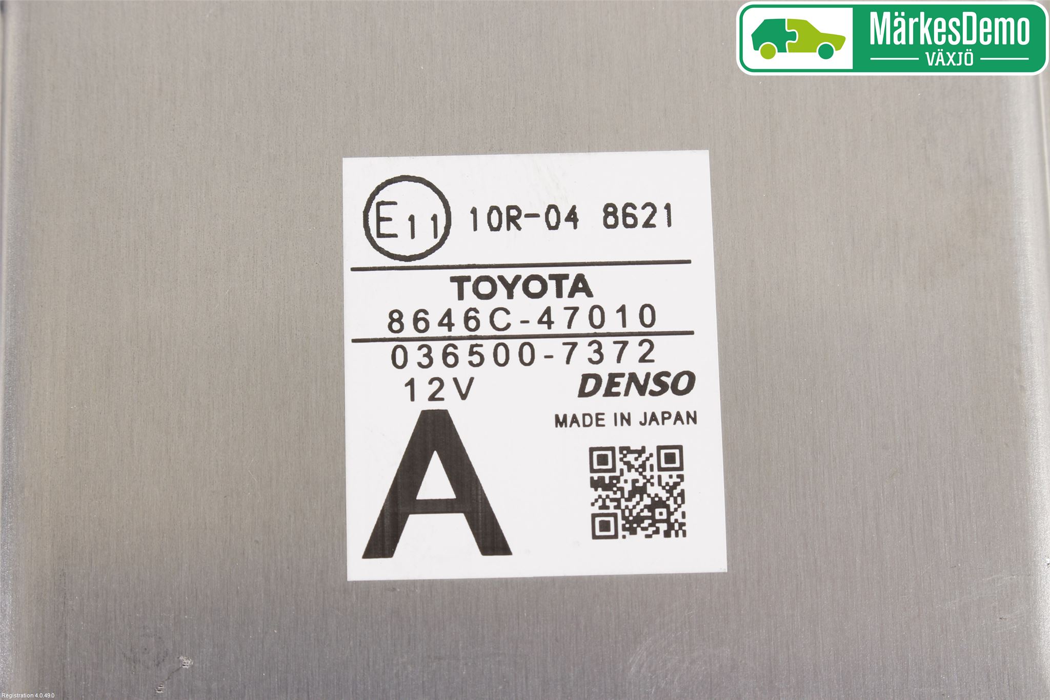 Toyota PRIUS (ZVW50) 16-21 Sensor Aktivt Kollisionsskydd