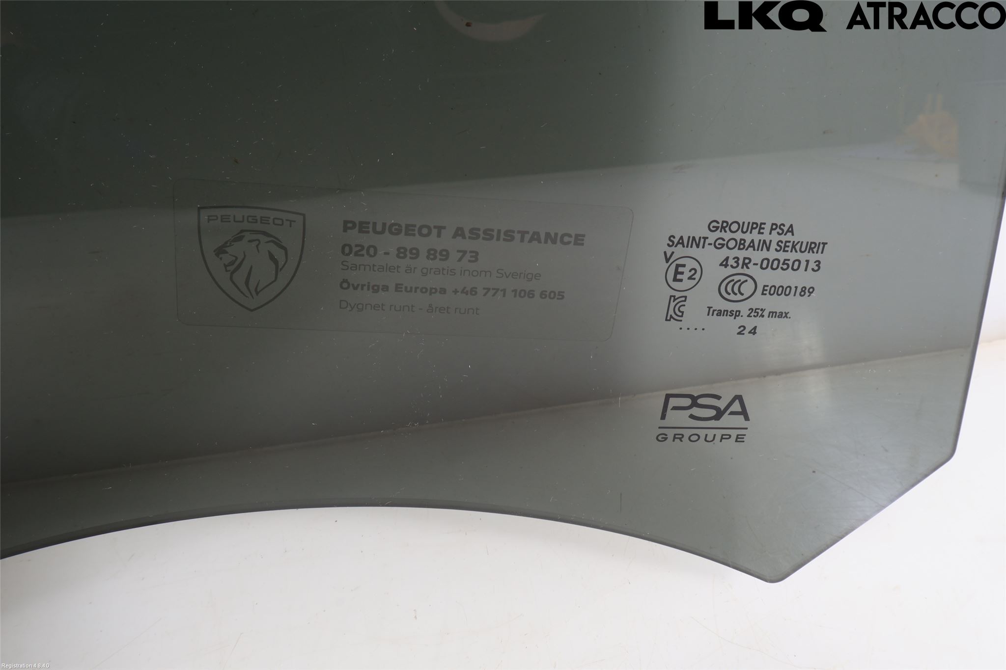 Peugeot 408 22- Dörruta Bak Vänster