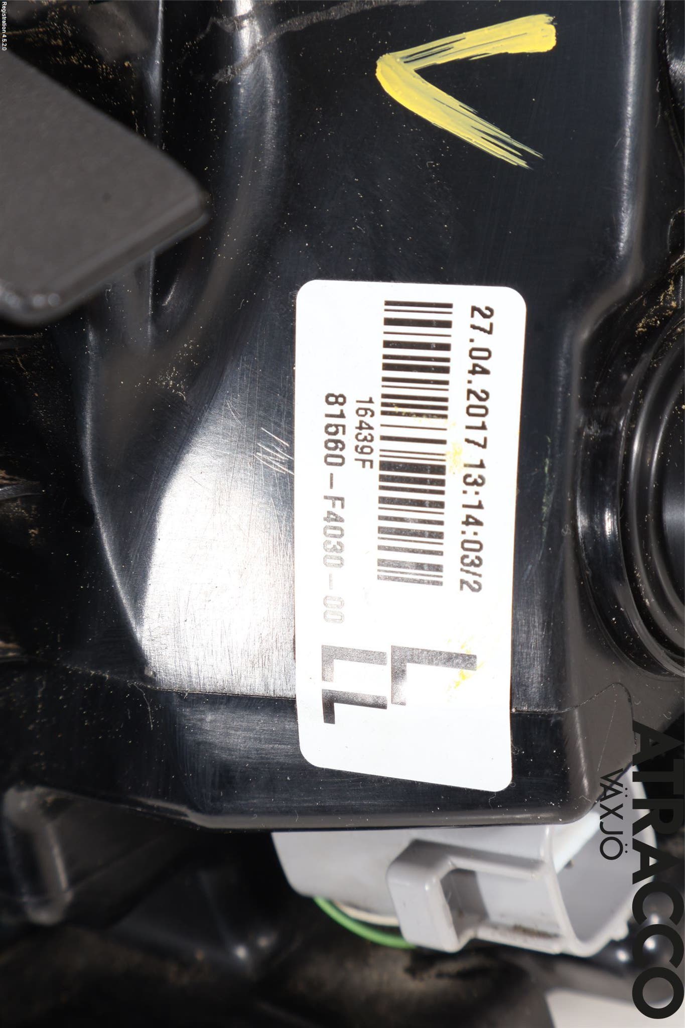 Toyota C-HR 16-23 Bakljus Vänster