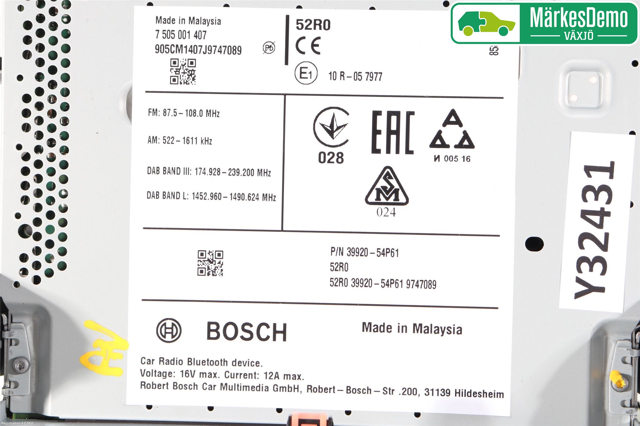 Suzuki VITARA 15- Cd Radio - Multimediapanel