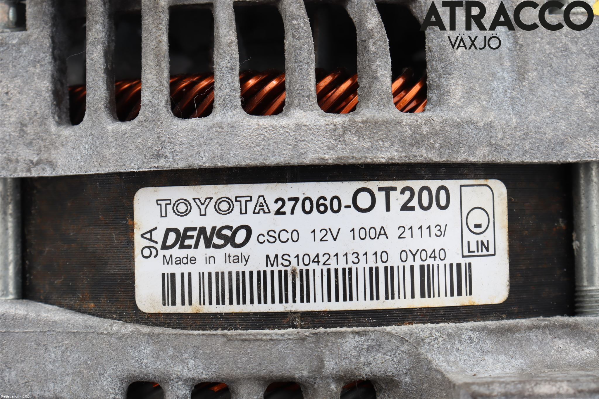 Toyota AURIS 13-19 Generator
