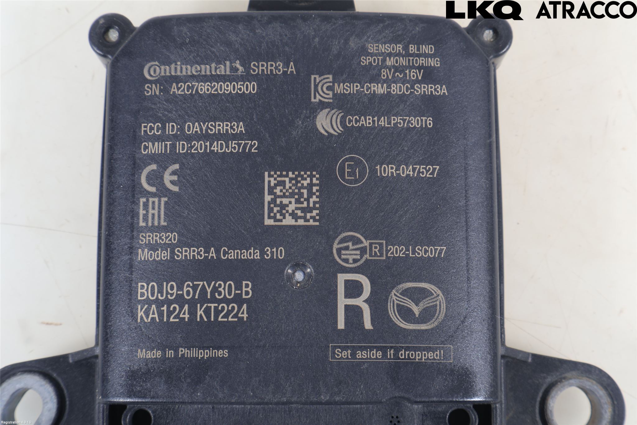 Mazda CX-30 20- Sensor Aktivt Kollisionsskydd