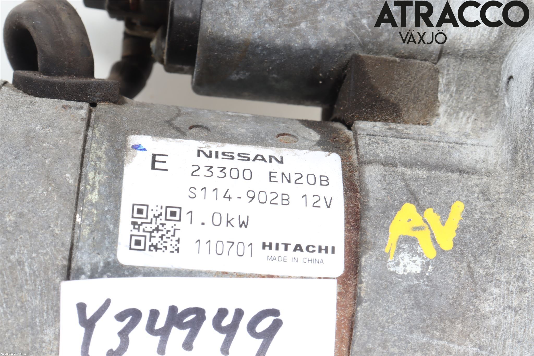 Nissan QASHQAI+2  10-14 Startmotor