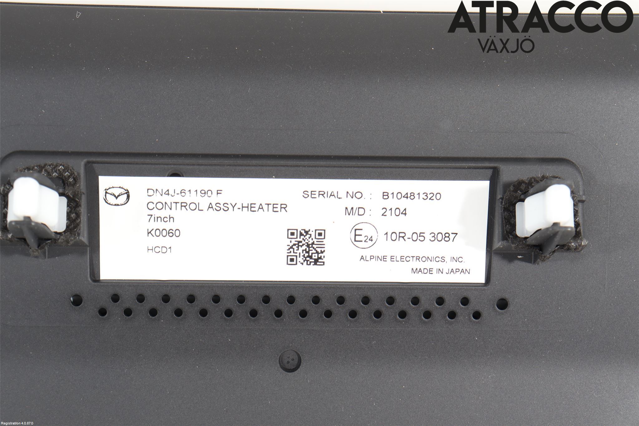 Mazda MX-30 20- Ac Styrenhet Ac Manöveren