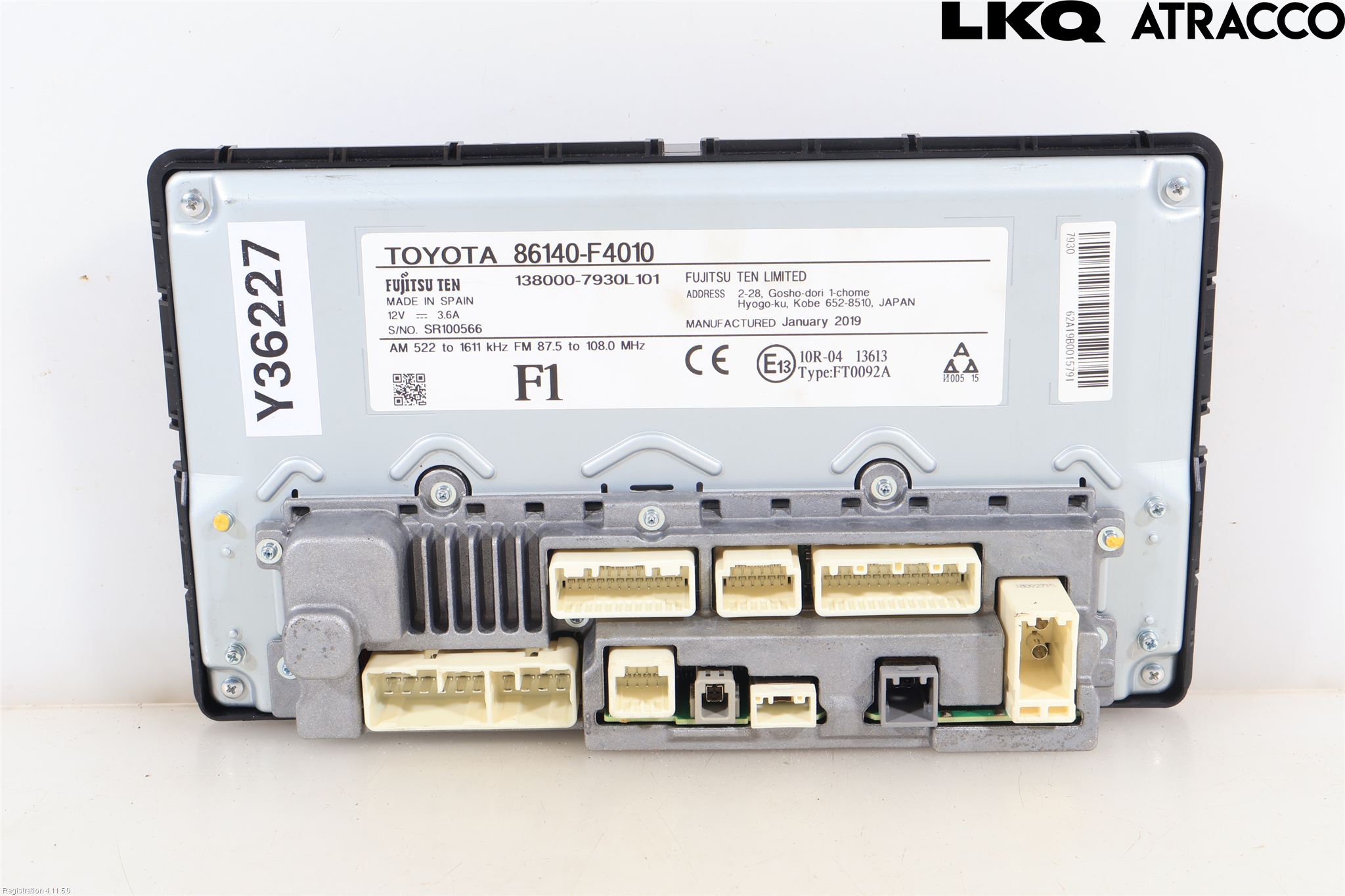 Toyota C-HR 16-23 Cd Radio - Multimediapanel