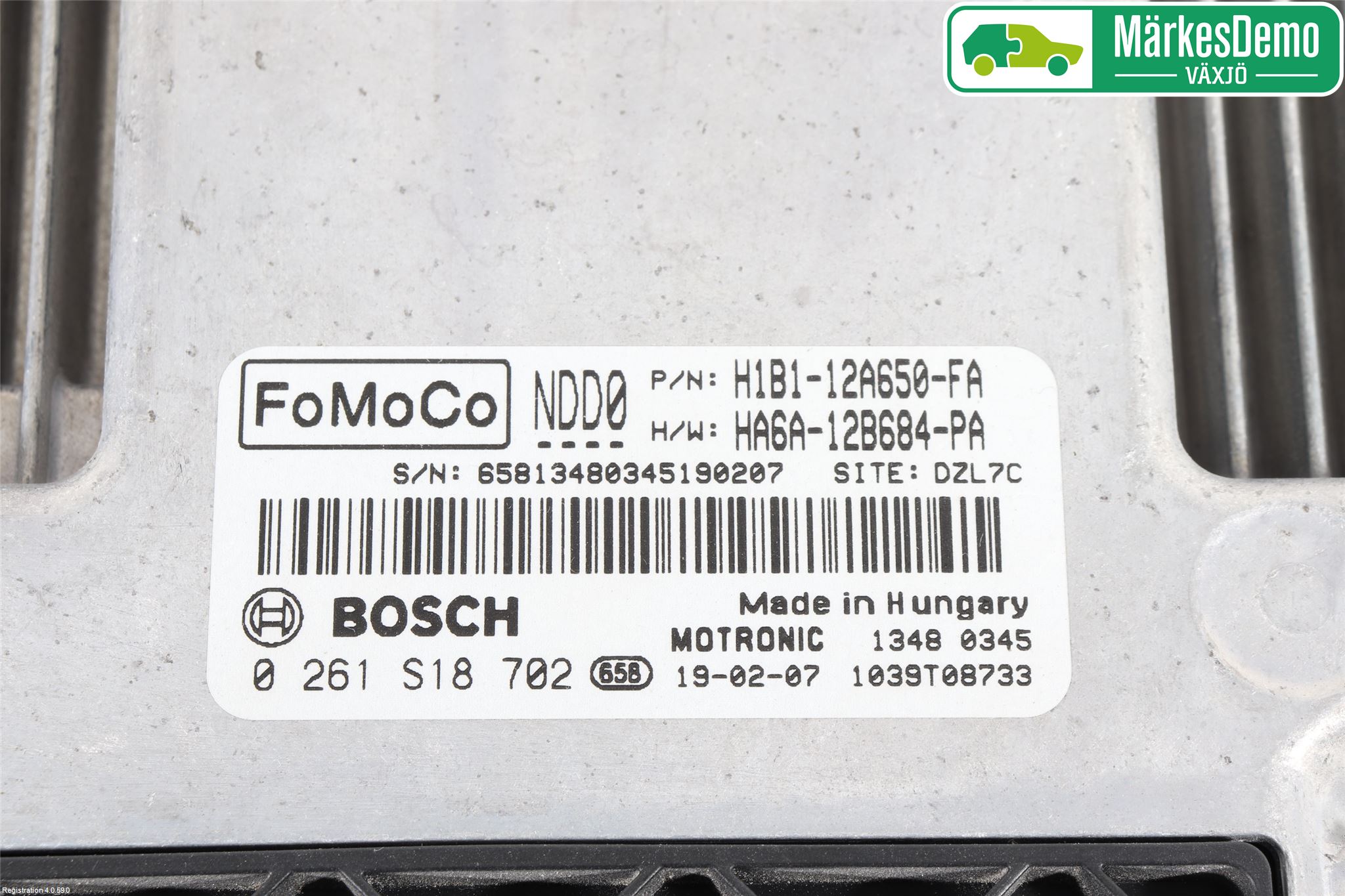 Ford FIESTA (VII) 18-23 Styrenhet Insprut Bensin