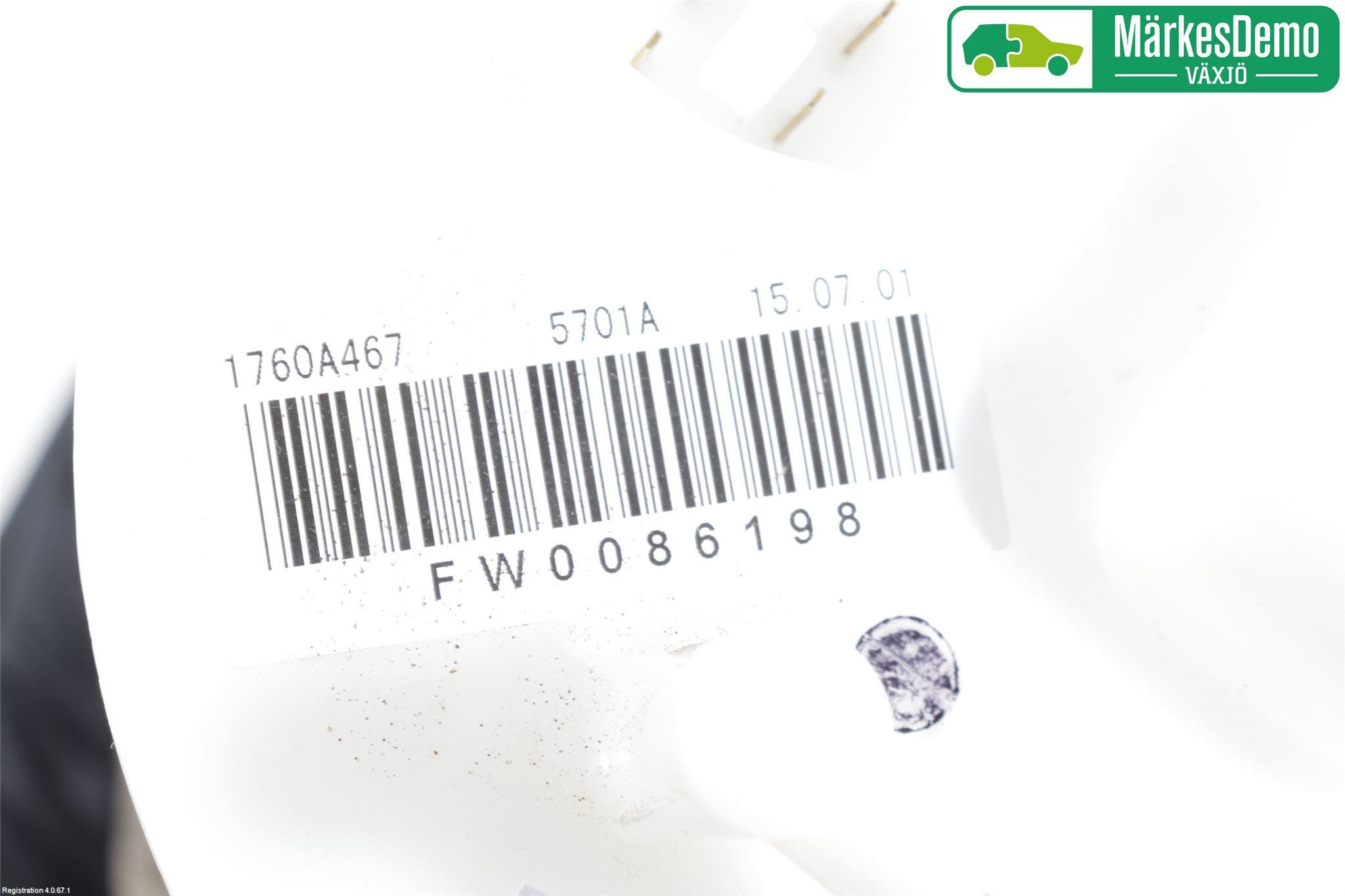 Mitsubishi ASX 10-22 Bränslepump El