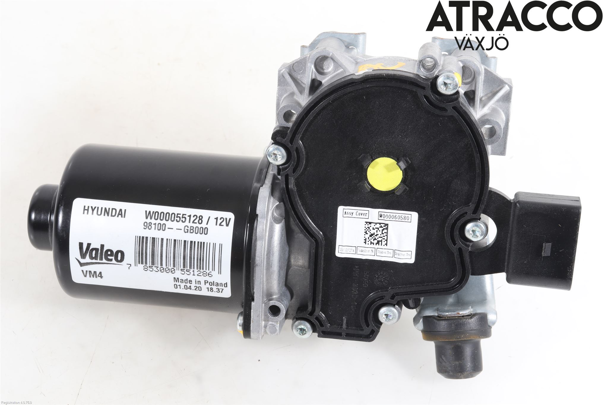 Hyundai i20 GB 15-20 Torkarmotor Vindruta