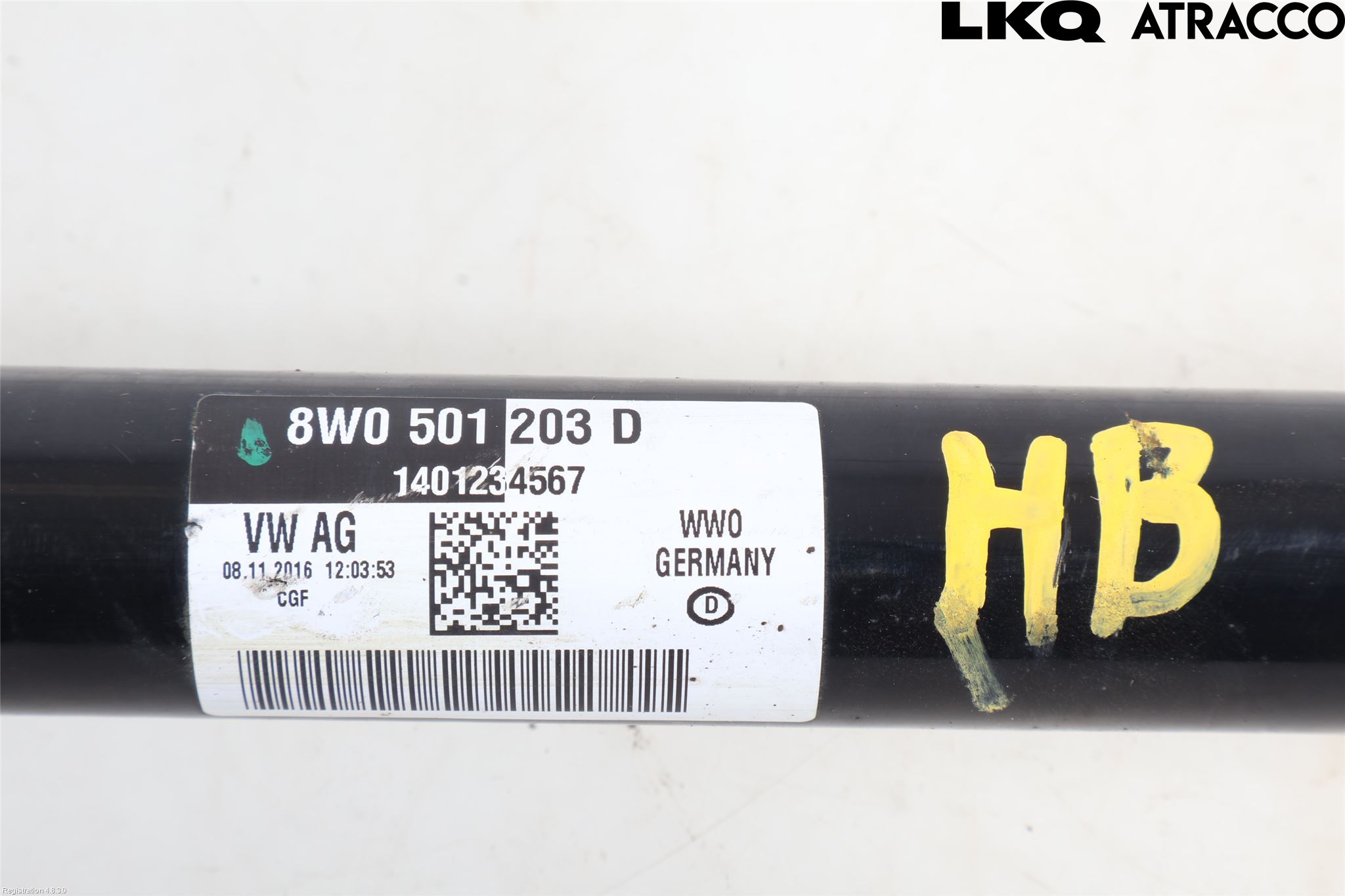 Audi A4/S4 B9 16-19 Drivaxel Bak Höger
