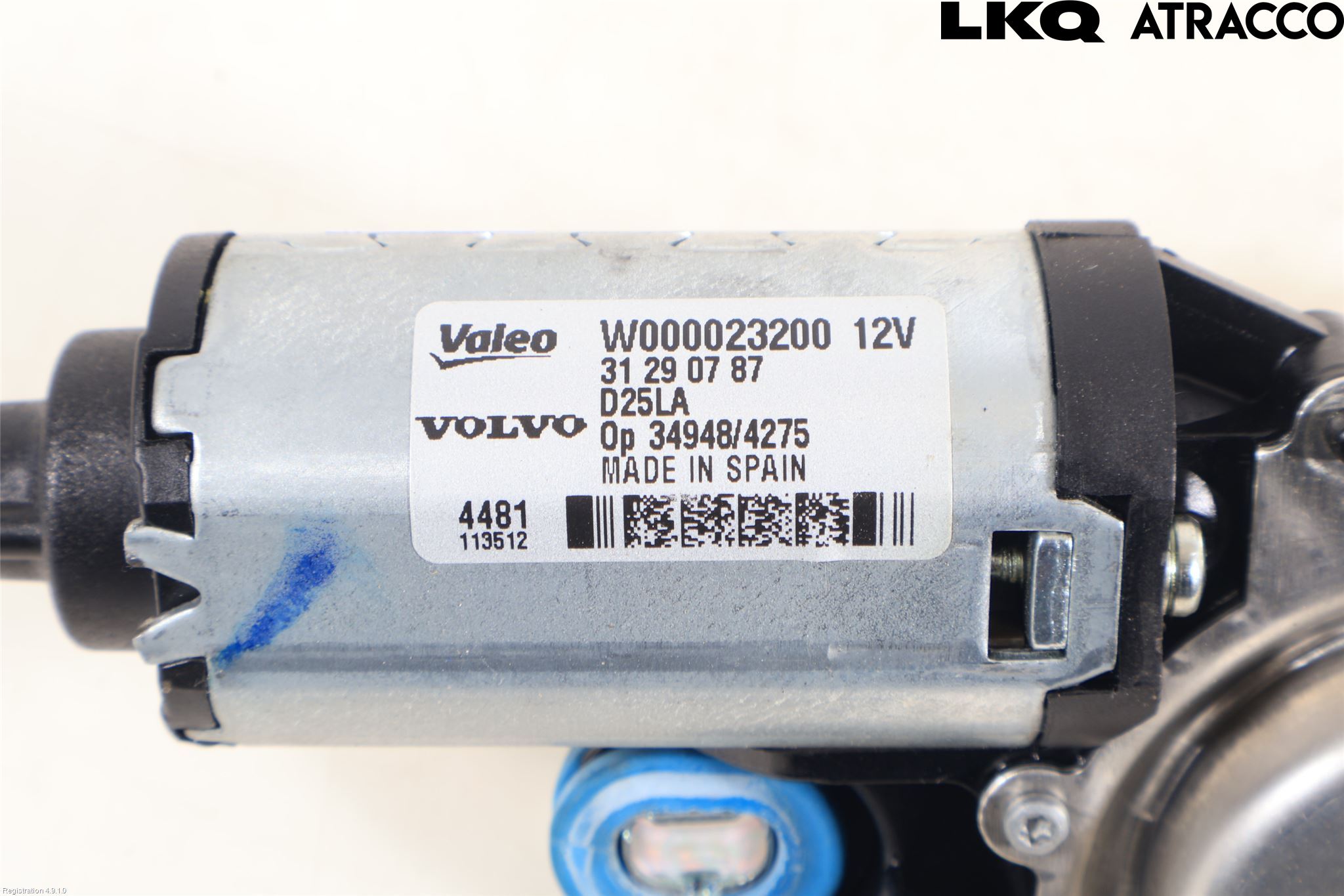 Volvo V70 08-13 Torkarmotor Baklucka