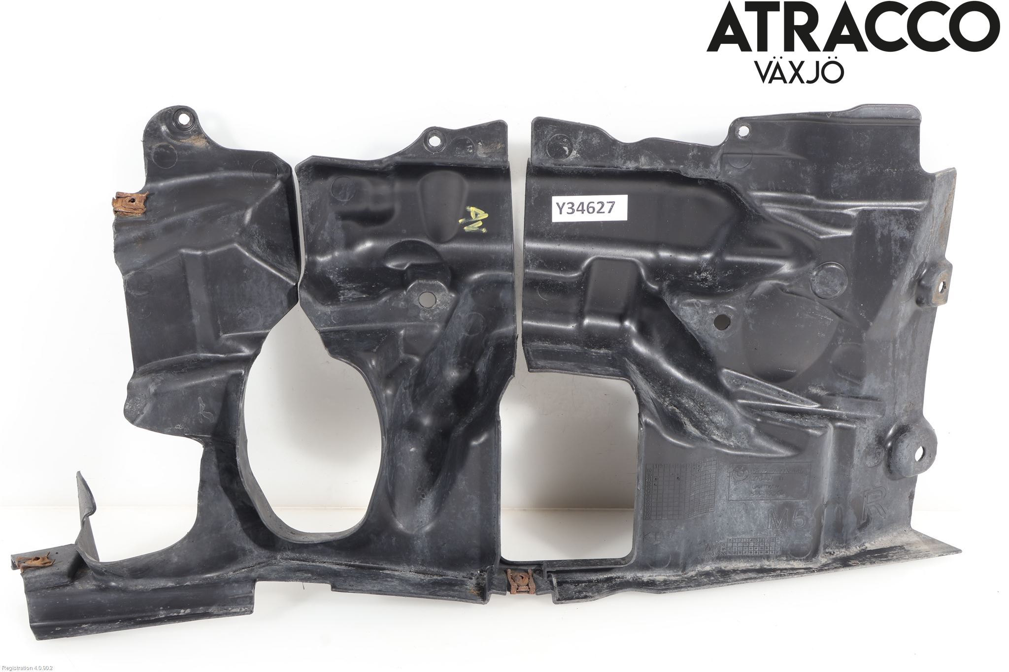 BMW 5 F10/F11/F18 09-17 Deflektor Plåt-Plast Kylning