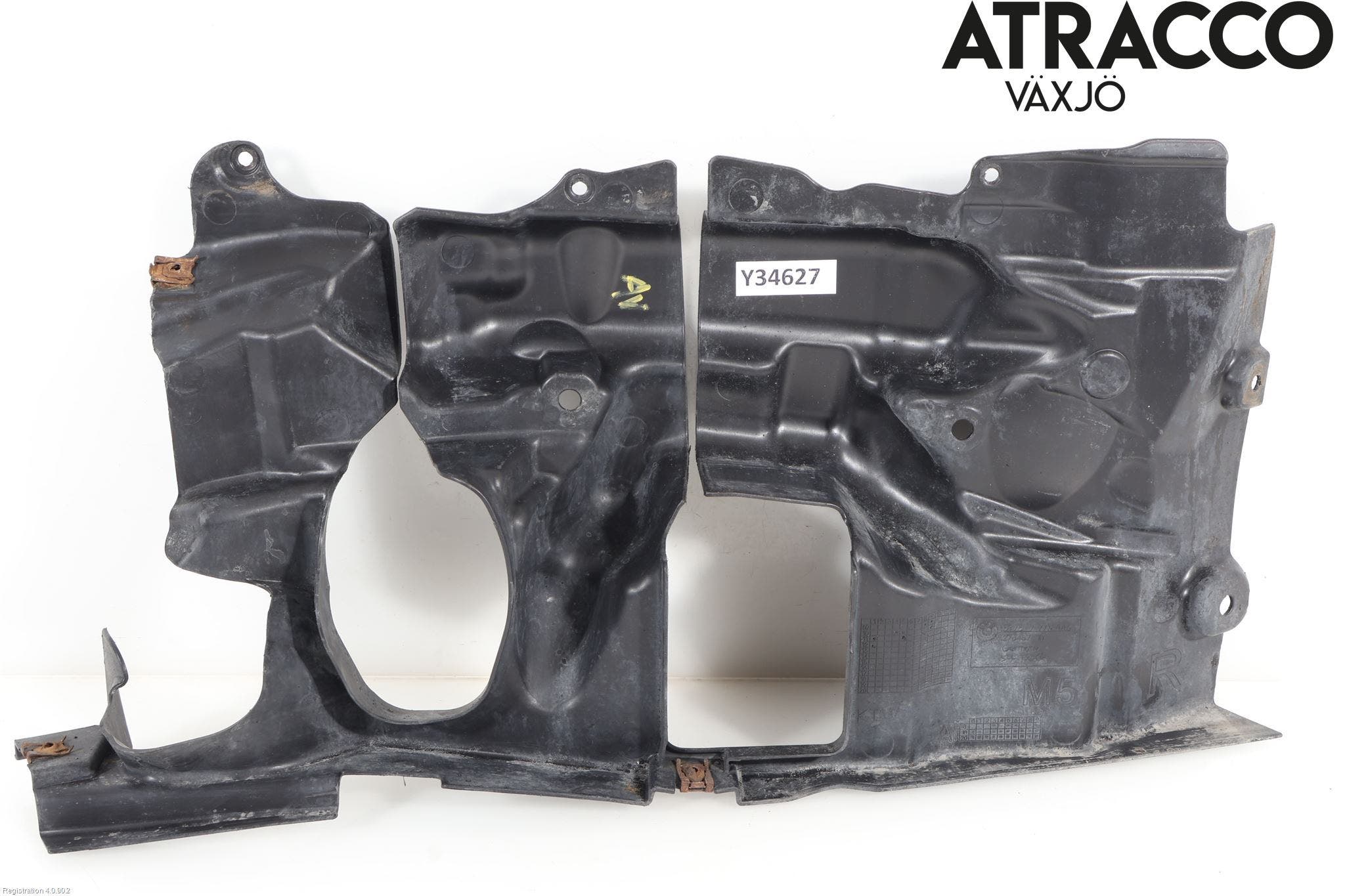 BMW 5 F10/F11/F18 09-17 Deflektor Plåt-Plast Kylning