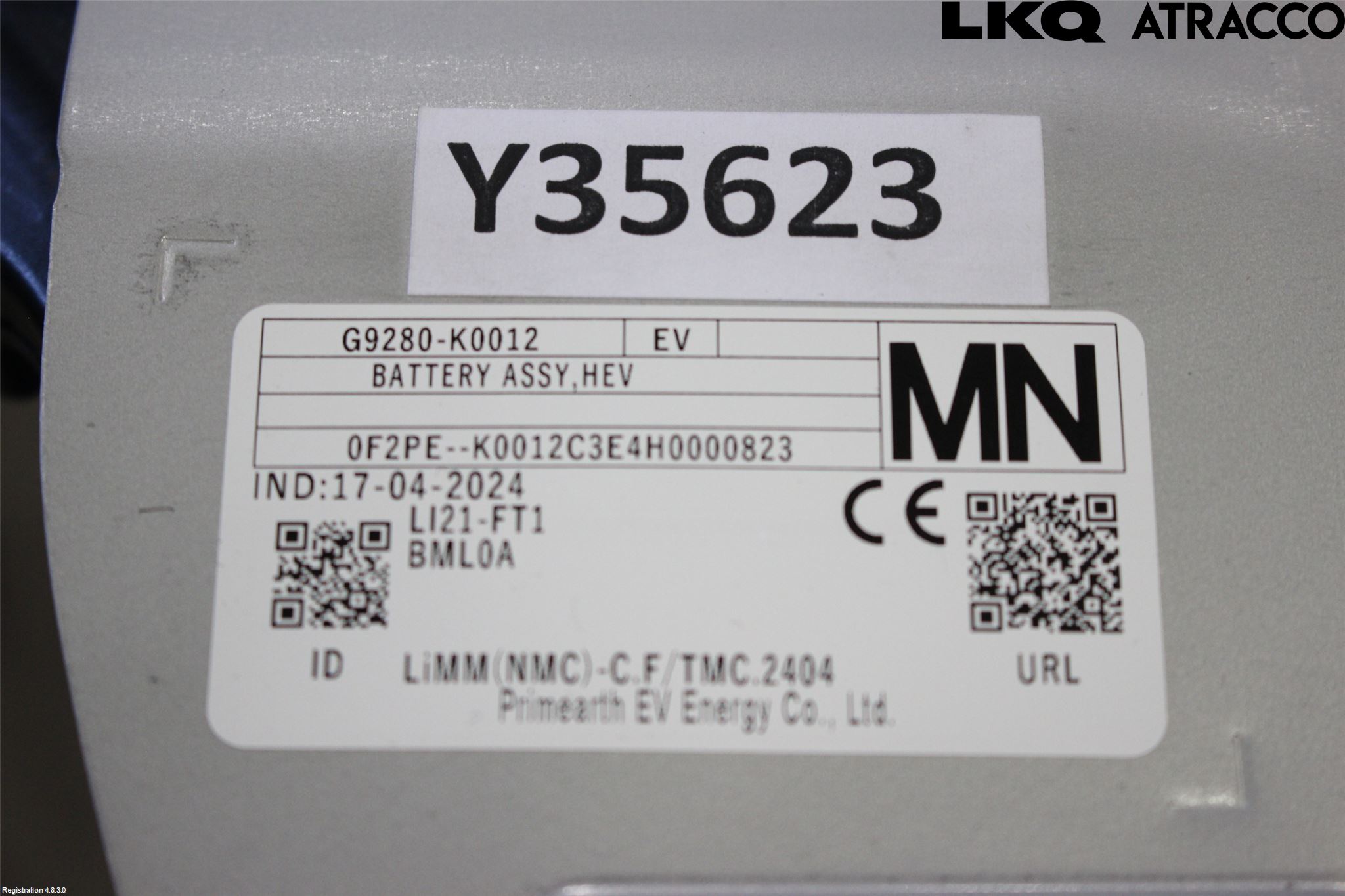 Toyota YARIS XP21 20- Batteri Högspänning