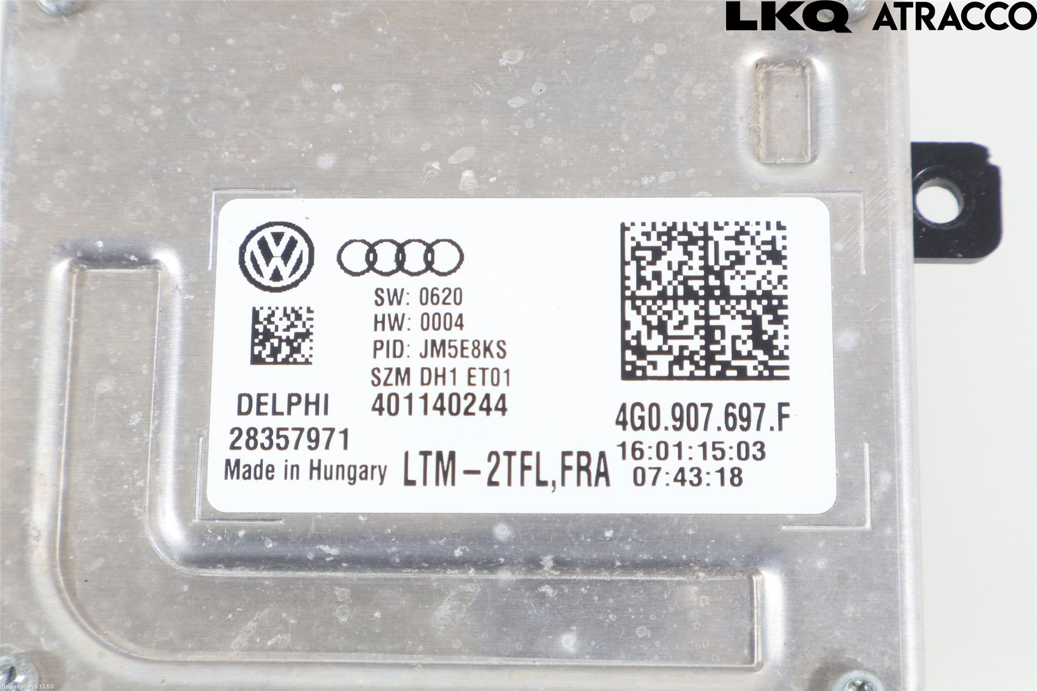 Skoda SUPERB 09-15 Styrenhet Strålkastare