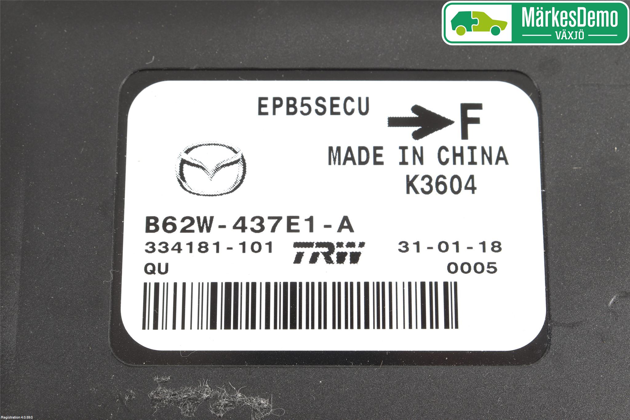 Mazda 3 III 14-19 Styrenhet Parkbroms Epb
