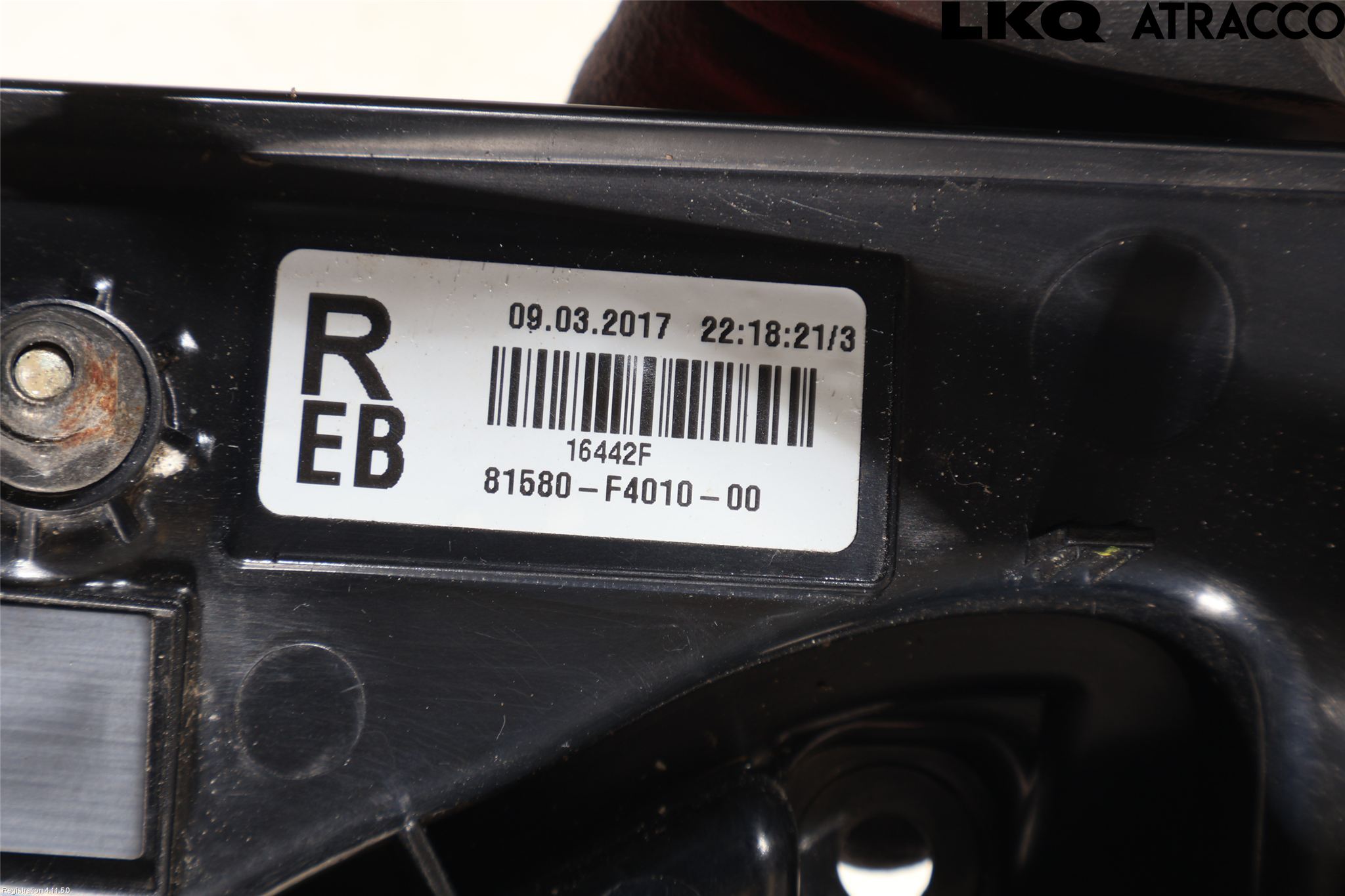 Toyota C-HR 16-23 Bakljus Lucka Hö