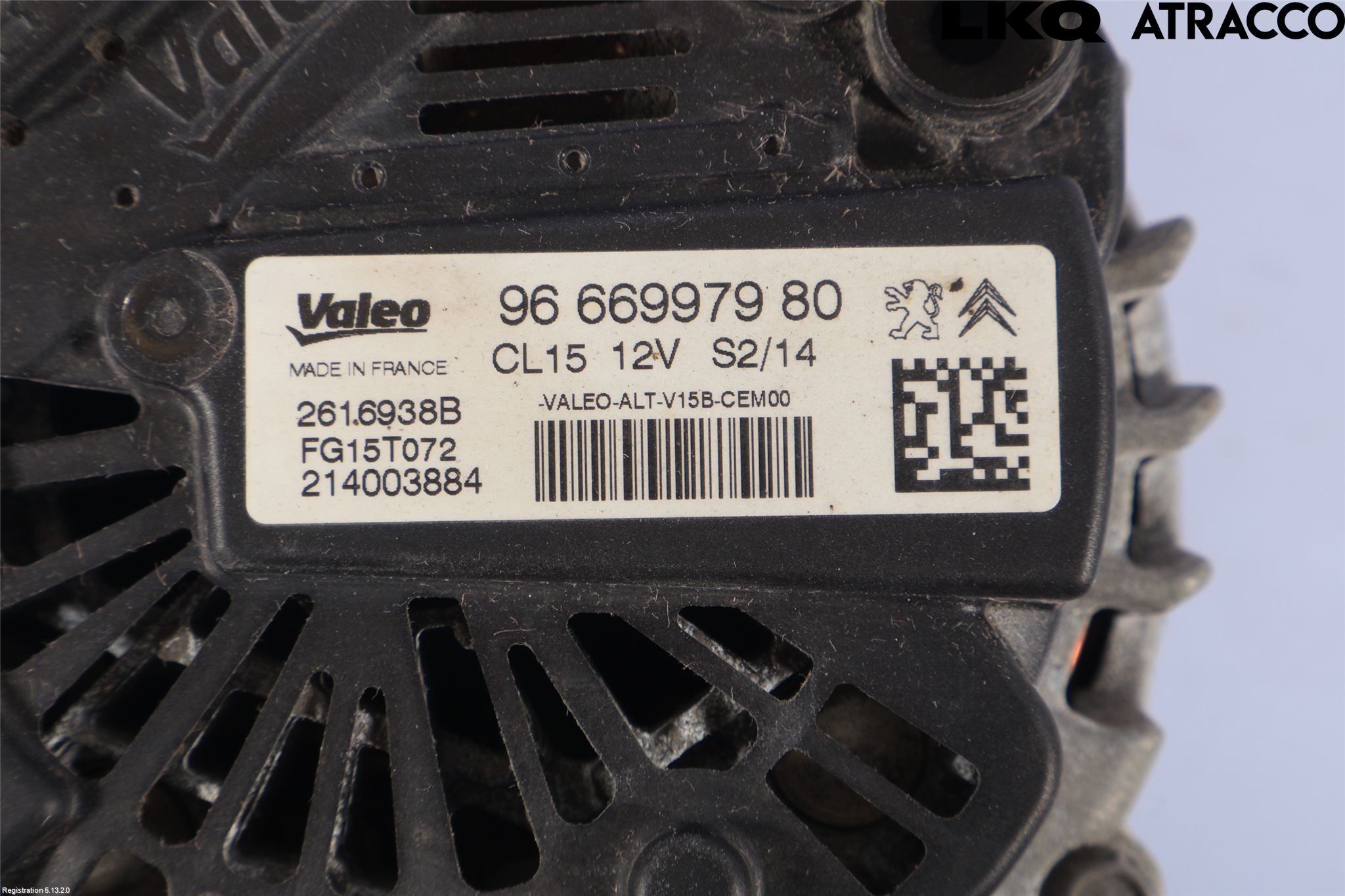 Peugeot 308 14-21 Generator