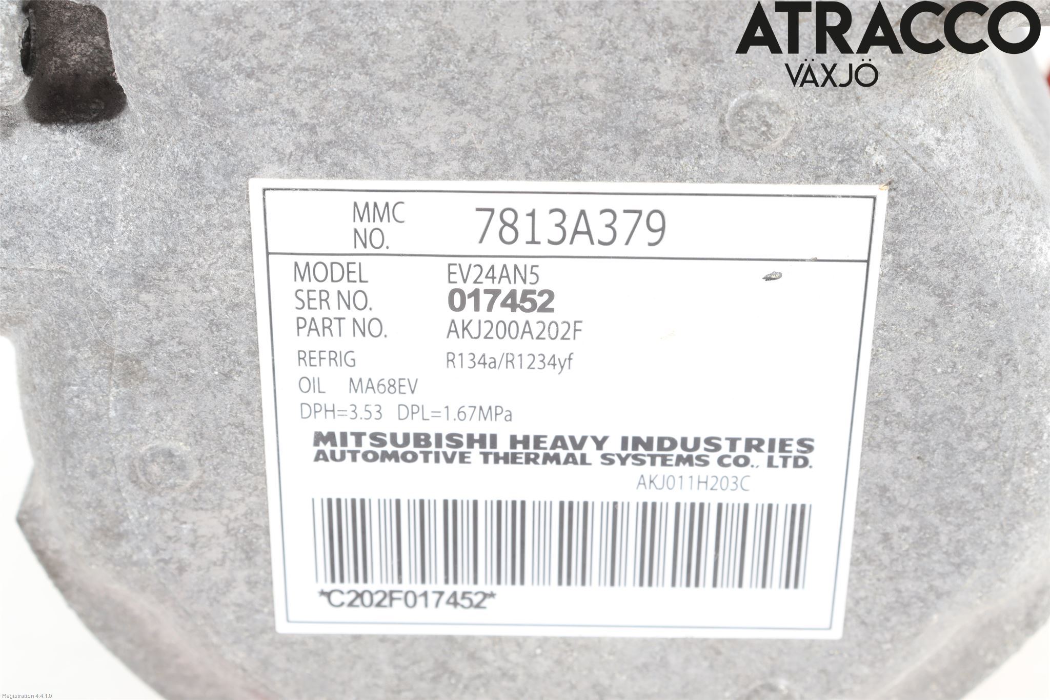 Mitsubishi OUTLANDER 13-21 Ac Kompressor