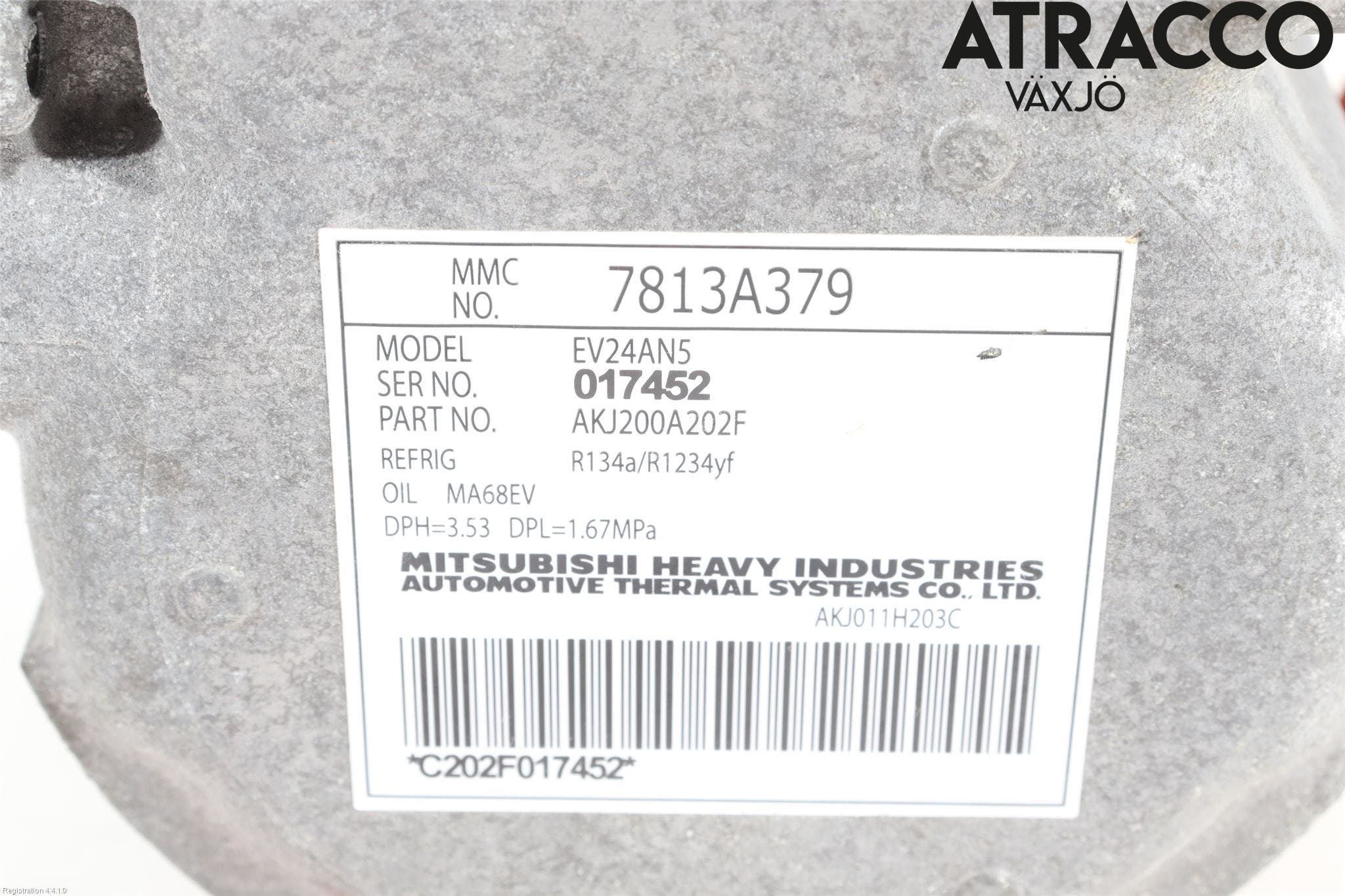 Mitsubishi OUTLANDER 13-21 Ac Kompressor