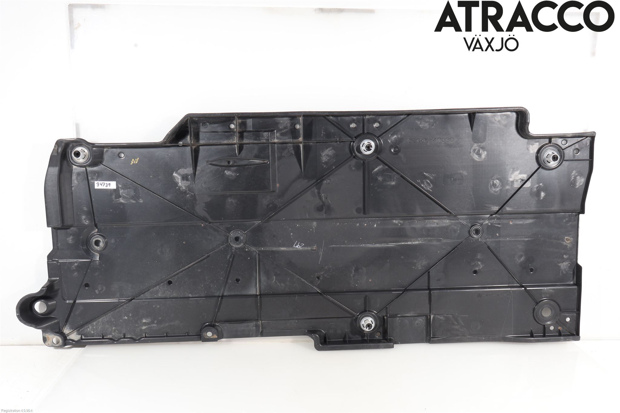 Toyota PRIUS (ZVW50) 16-21 Hasplåt Plåt-Plast